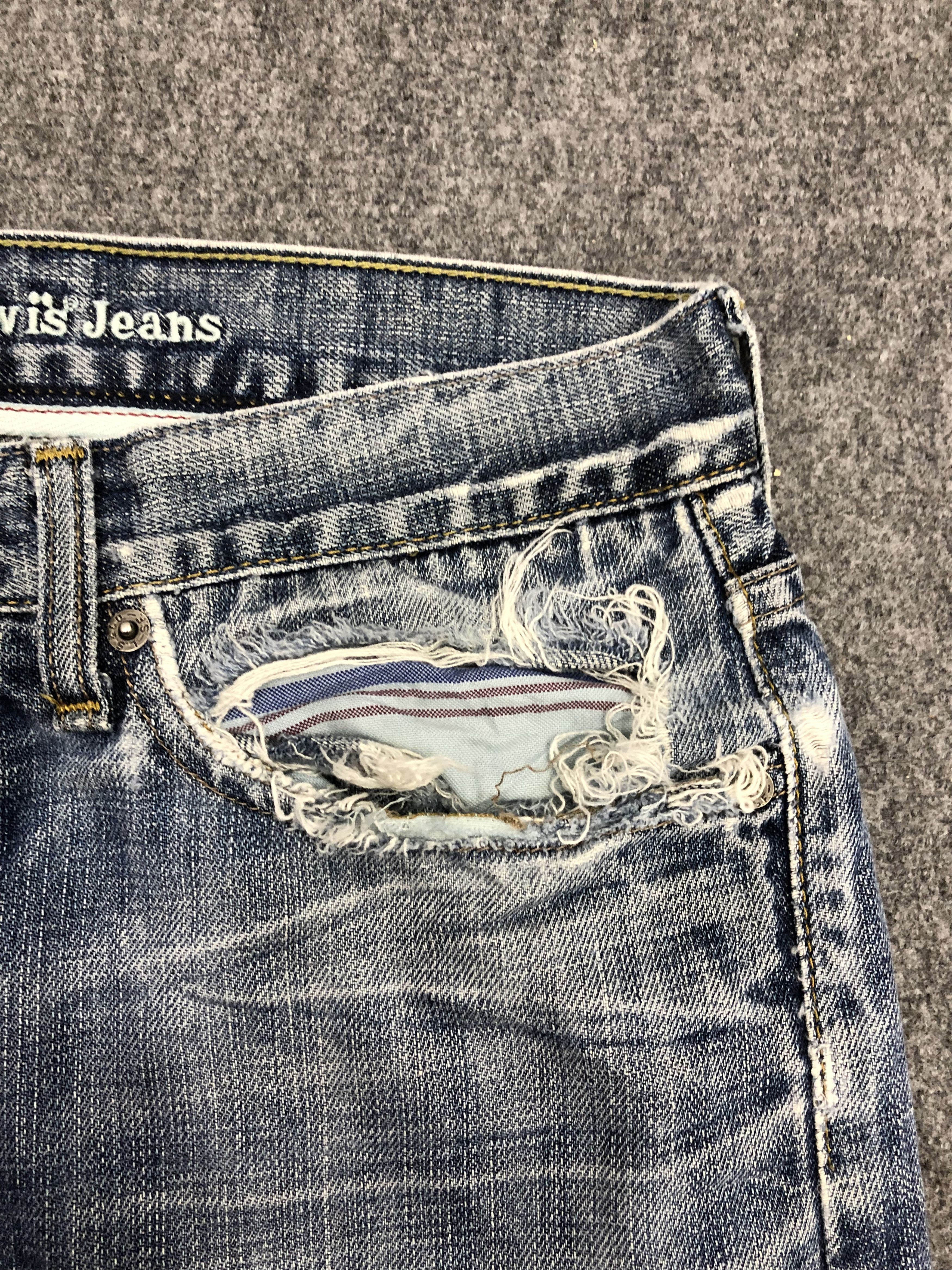 Levi's × Vintage Vintage Levis 539 Light Wash Jeans DP1113 Size US 33 - 6 Thumbnail