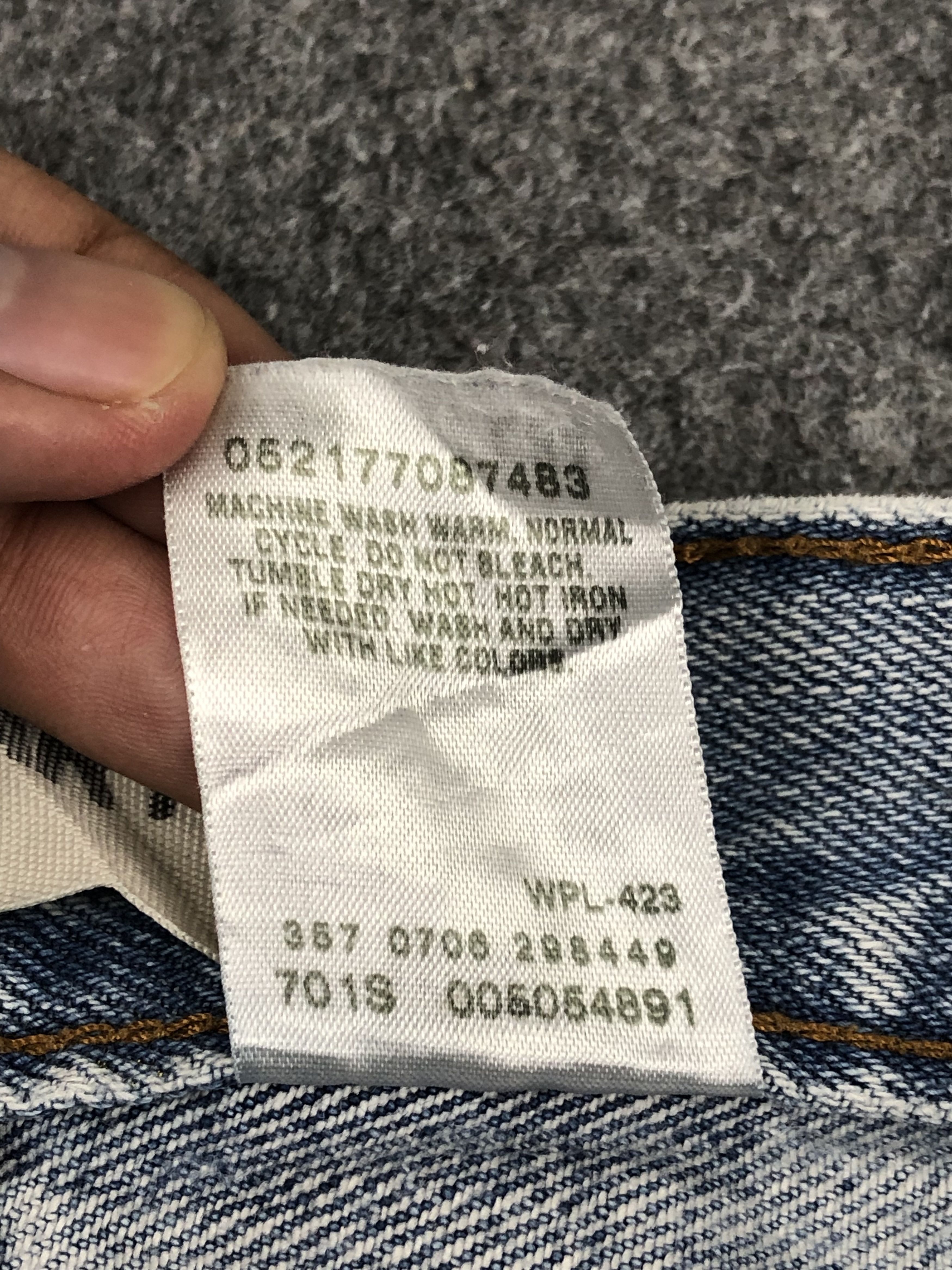 Levi's Vintage Levis 505 Light Wash Jeans DP1465 Size US 33 - 7 Thumbnail