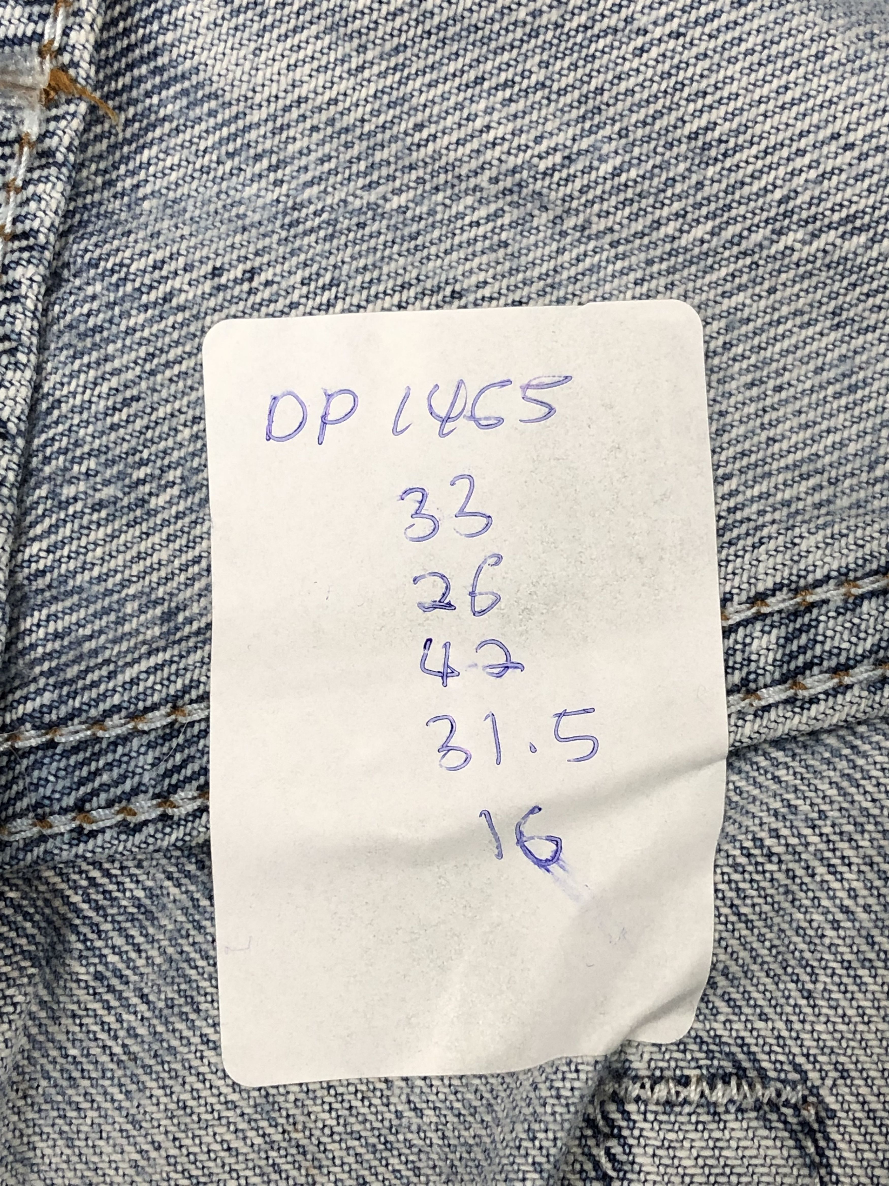 Levi's Vintage Levis 505 Light Wash Jeans DP1465 Size US 33 - 13 Thumbnail