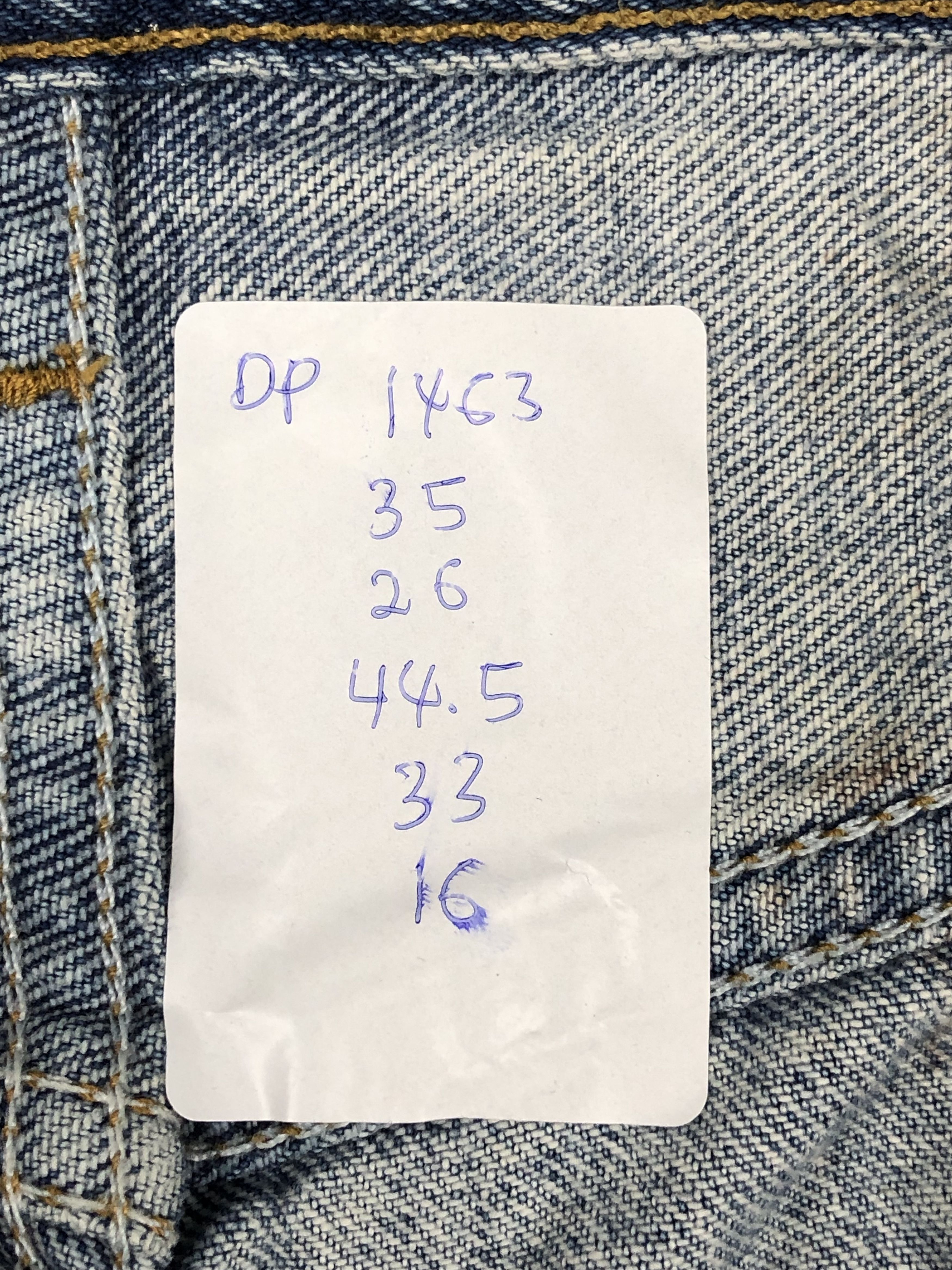 Levi's Vintage Levis 505 Light Wash Jeans DP1463 Size US 35 - 13 Thumbnail