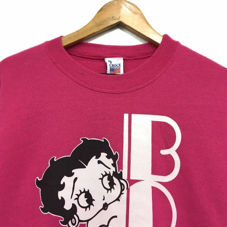 Cartoon Network × Vintage × Warner Bros Vintage Betty Boop Crewneck Sweatshirt Size US L / EU 52-54 / 3 - 6 Thumbnail