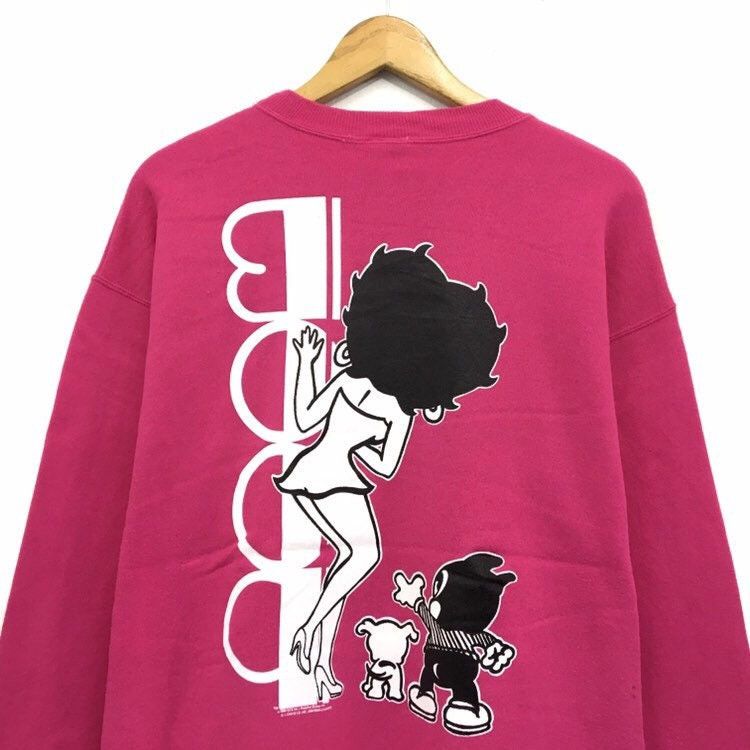 Cartoon Network × Vintage × Warner Bros Vintage Betty Boop Crewneck Sweatshirt Size US L / EU 52-54 / 3 - 4 Thumbnail