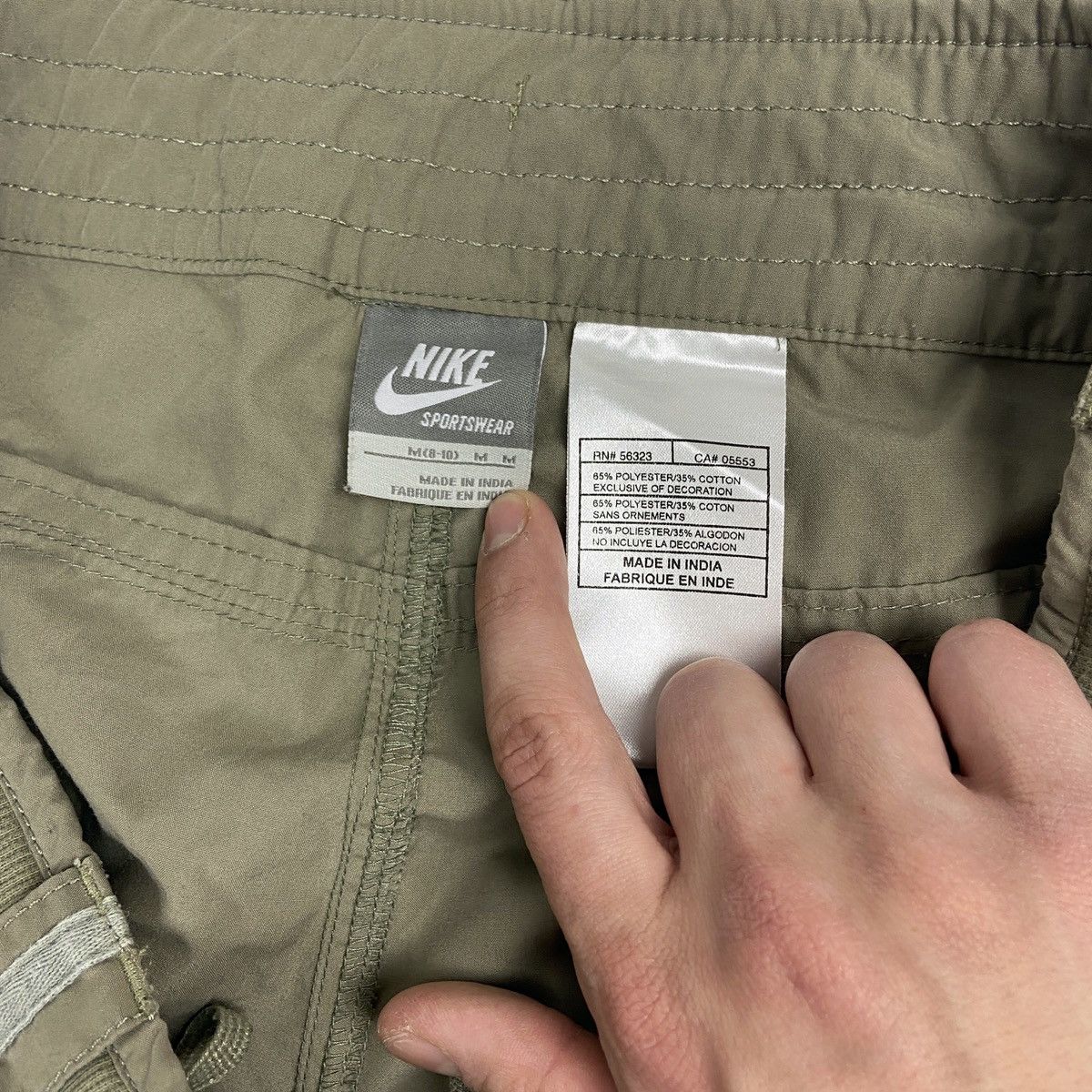 Vintage Vintage Nike Outdoor Joggers Drill Pants Embroidered logo Size US 32 / EU 48 - 8 Thumbnail