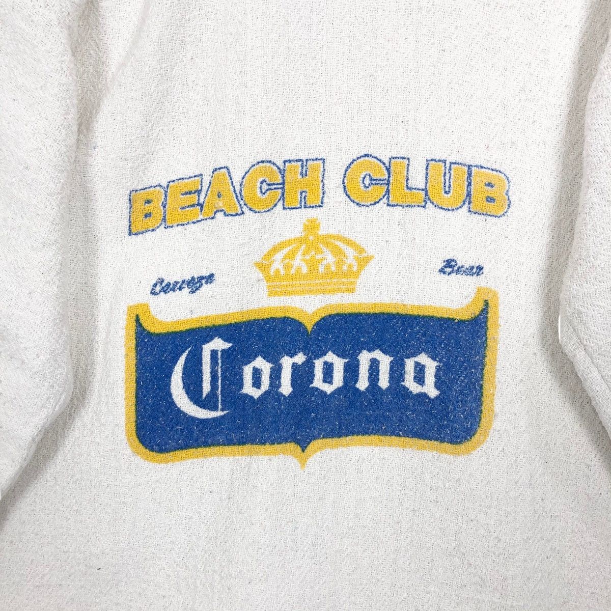 Baja East Vintage 90s Corona Beer Beach Club Baja Wool Hoodie Drug Rag Size US L / EU 52-54 / 3 - 11 Thumbnail