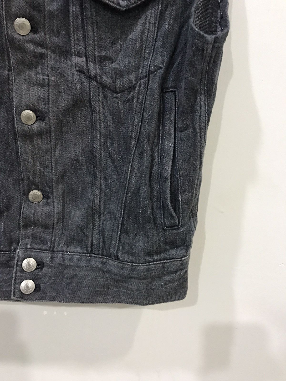 Designer × Katharine Hamnett London HAMNETT Trucker Denim Vest Size US M / EU 48-50 / 2 - 5 Thumbnail
