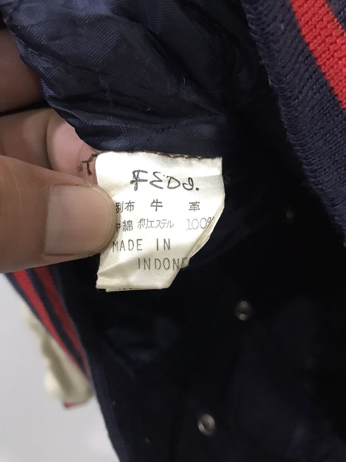 Vintage 💥MINIMALIS💥TVintage FEDU Very Rare Raglan Varsity Jacket Size US M / EU 48-50 / 2 - 10 Thumbnail