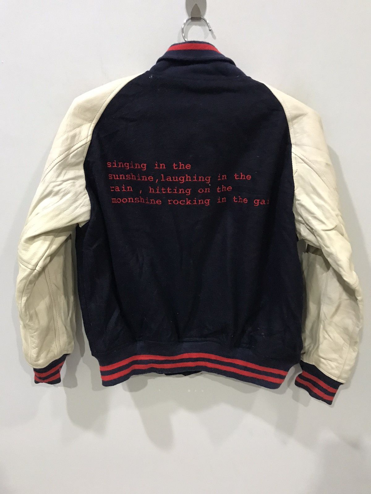 Vintage 💥MINIMALIS💥TVintage FEDU Very Rare Raglan Varsity Jacket Size US M / EU 48-50 / 2 - 8 Thumbnail