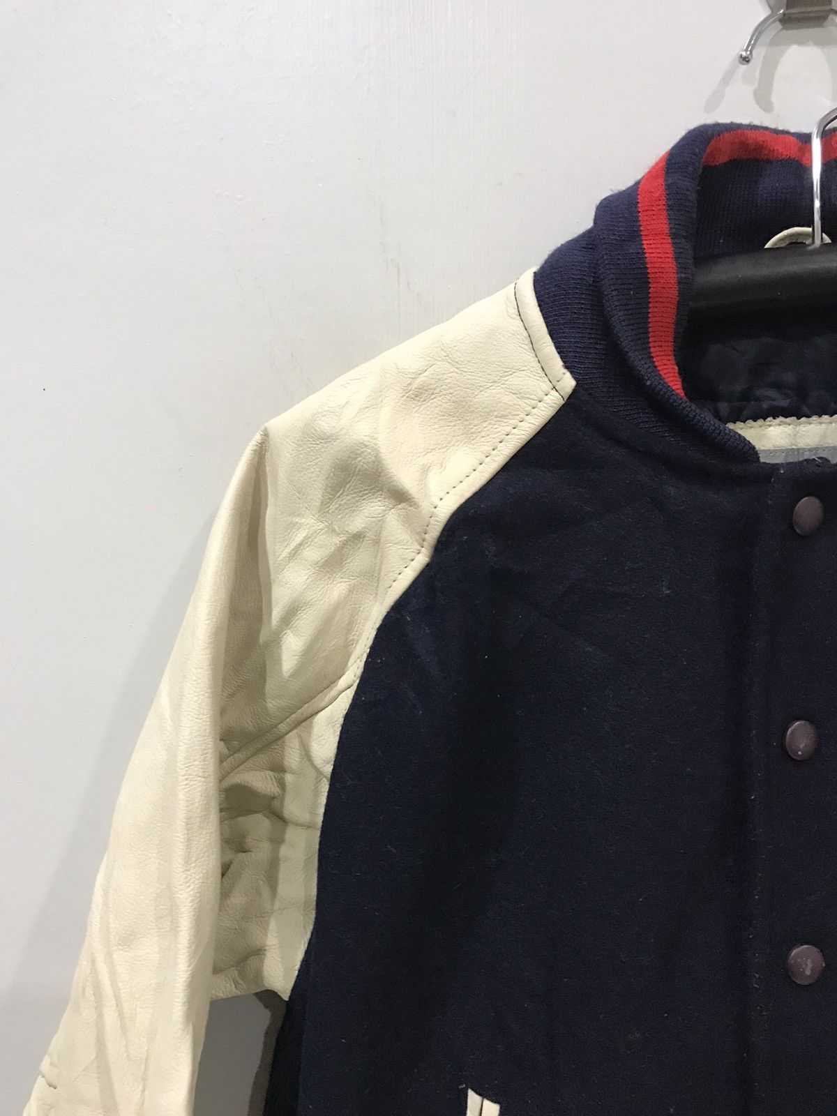 Vintage 💥MINIMALIS💥TVintage FEDU Very Rare Raglan Varsity Jacket Size US M / EU 48-50 / 2 - 3 Thumbnail