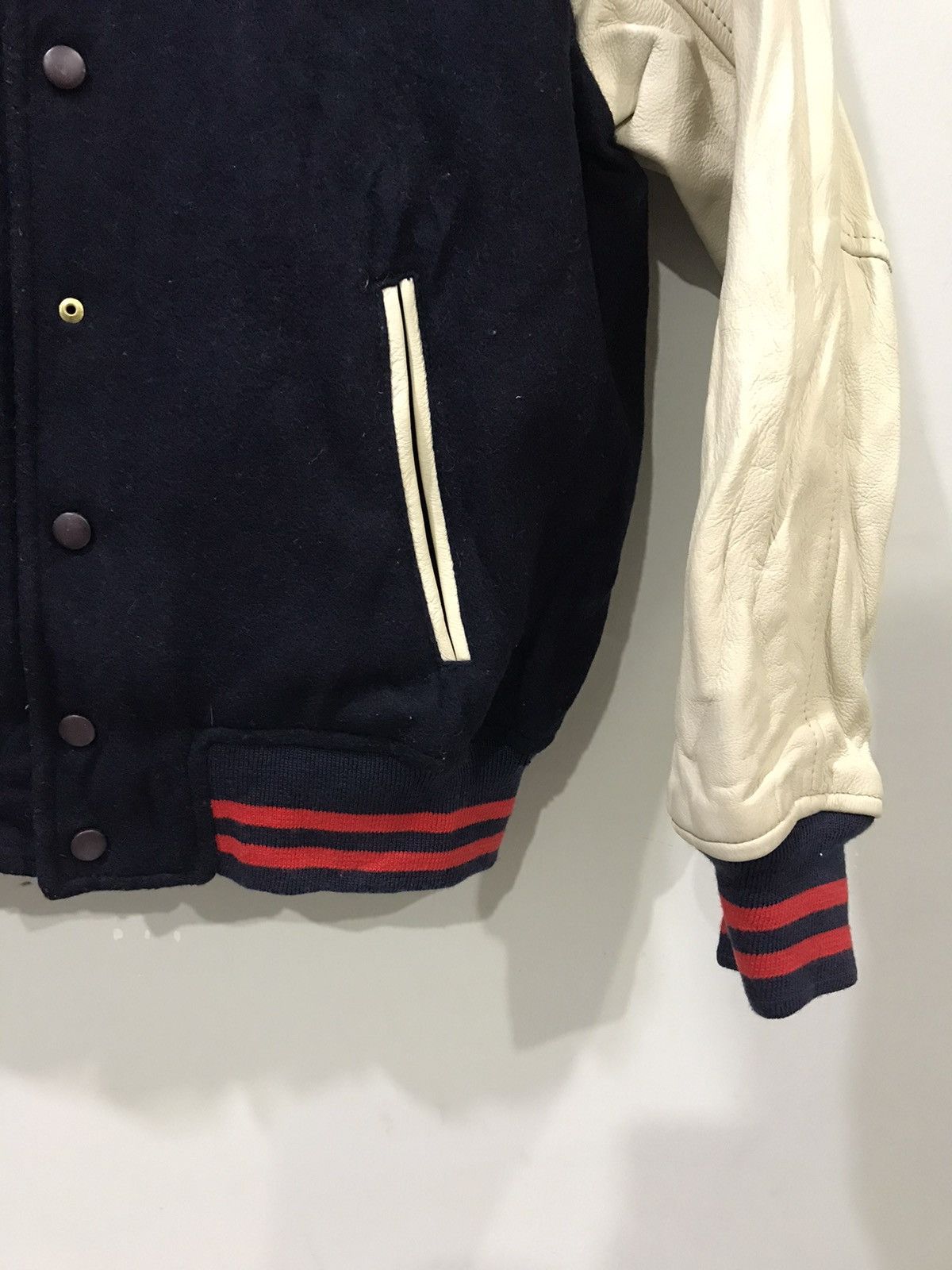 Vintage 💥MINIMALIS💥TVintage FEDU Very Rare Raglan Varsity Jacket Size US M / EU 48-50 / 2 - 4 Thumbnail