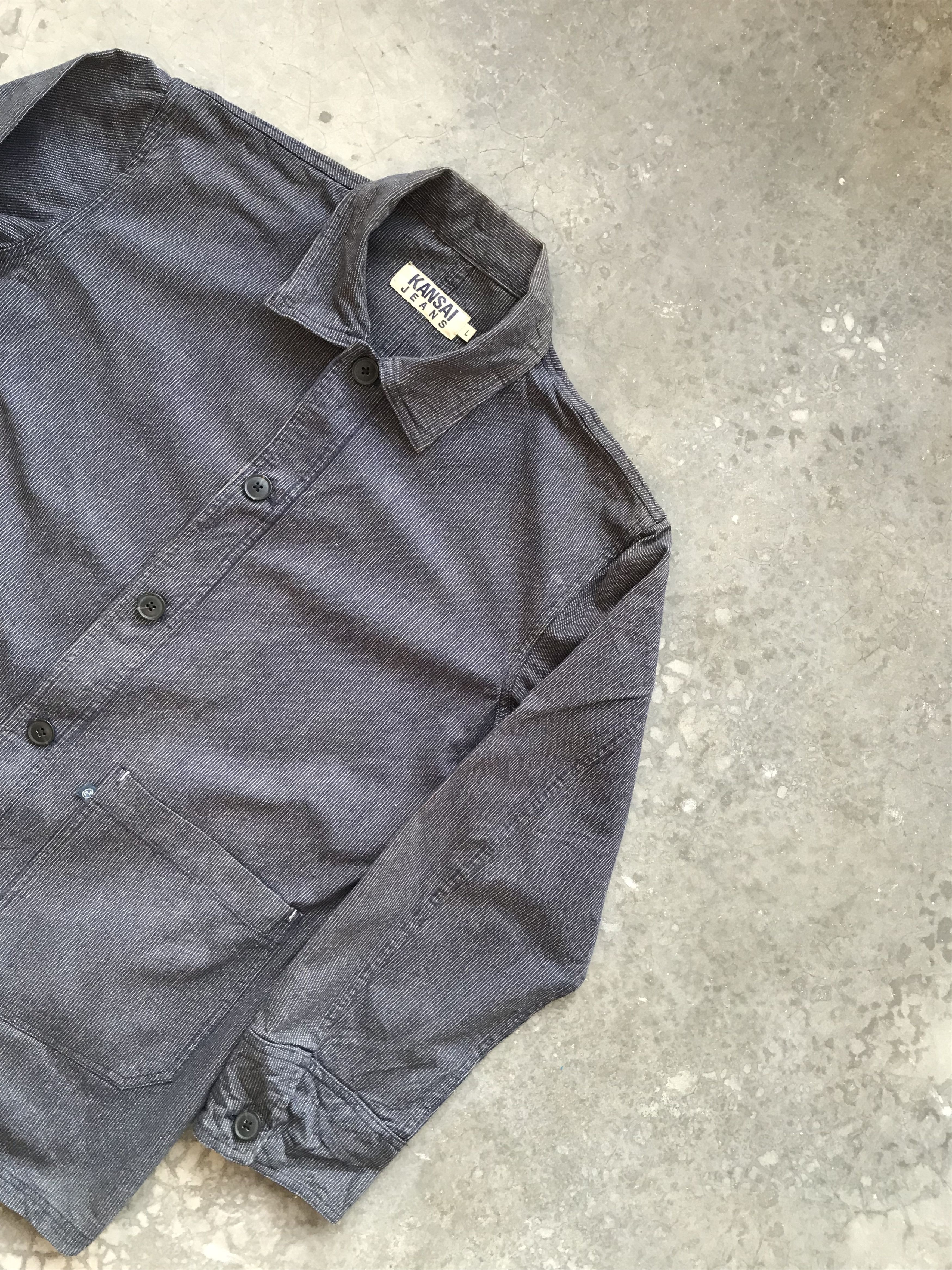 Kansai Yamamoto KANSAI JEANS Kansai Legendary Designer Chore Jacket Size US L / EU 52-54 / 3 - 2 Thumbnail