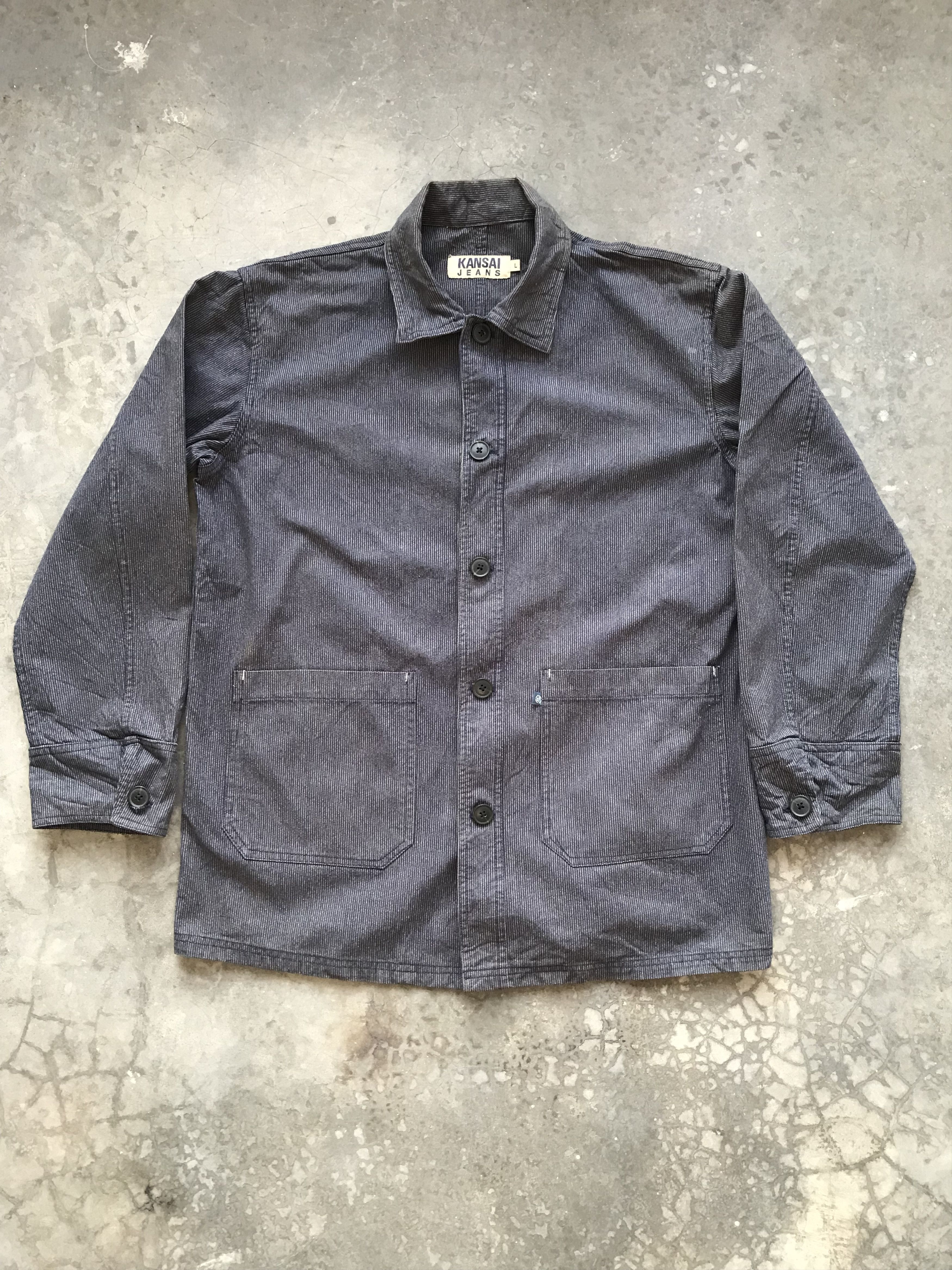 Kansai Yamamoto KANSAI JEANS Kansai Legendary Designer Chore Jacket Size US L / EU 52-54 / 3 - 1 Thumbnail