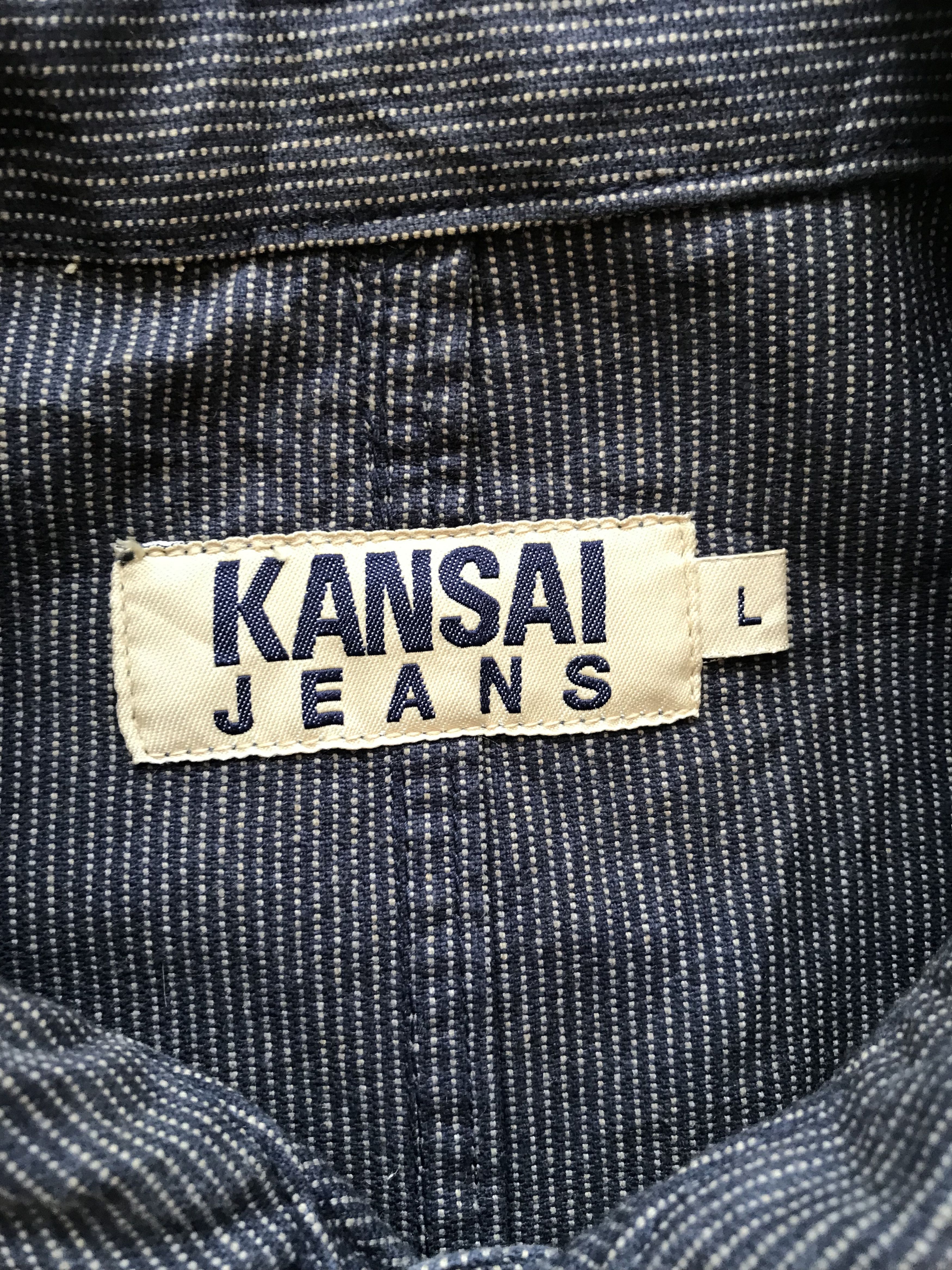 Kansai Yamamoto KANSAI JEANS Kansai Legendary Designer Chore Jacket Size US L / EU 52-54 / 3 - 6 Thumbnail