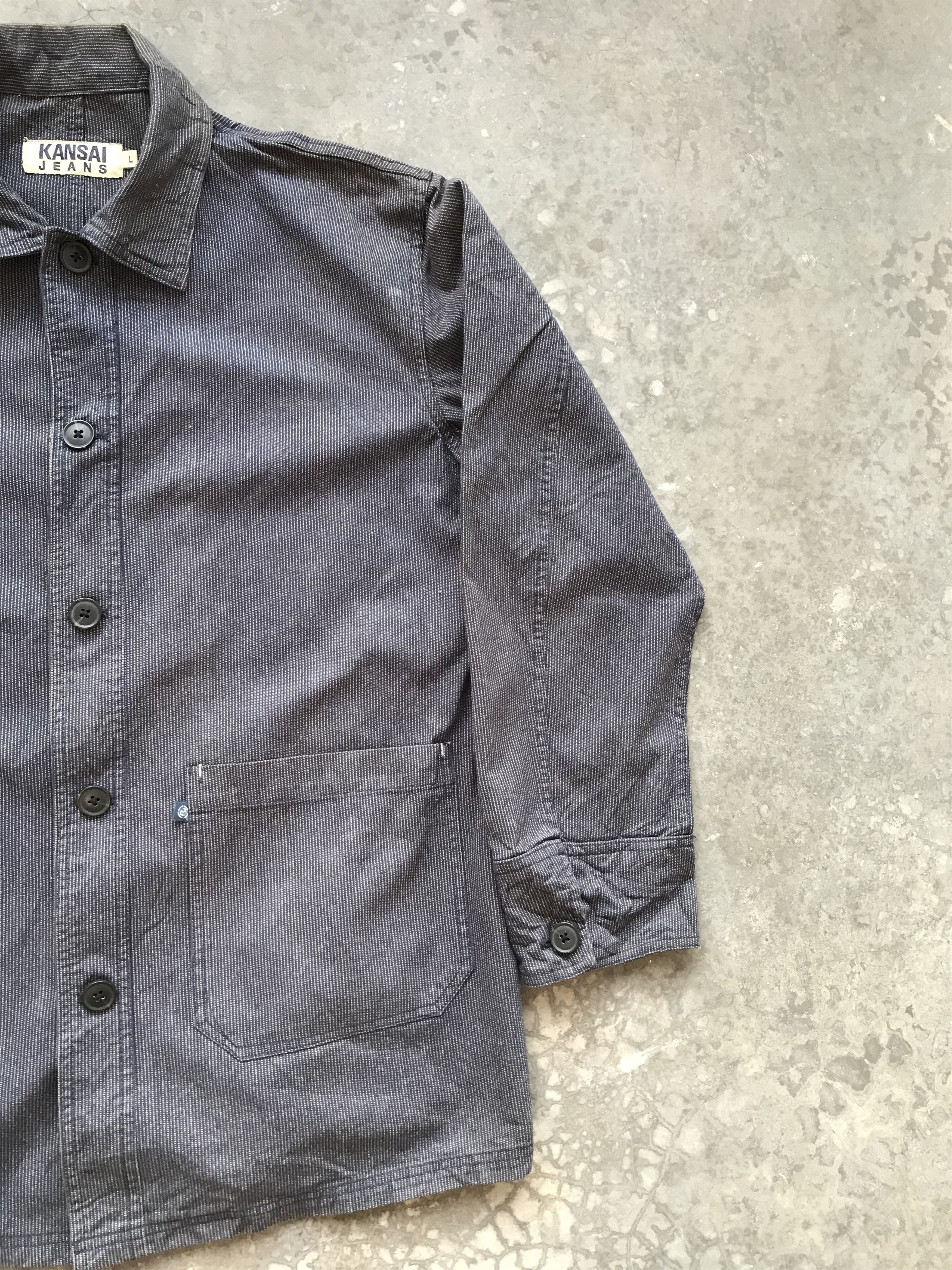 Kansai Yamamoto KANSAI JEANS Kansai Legendary Designer Chore Jacket Size US L / EU 52-54 / 3 - 4 Thumbnail