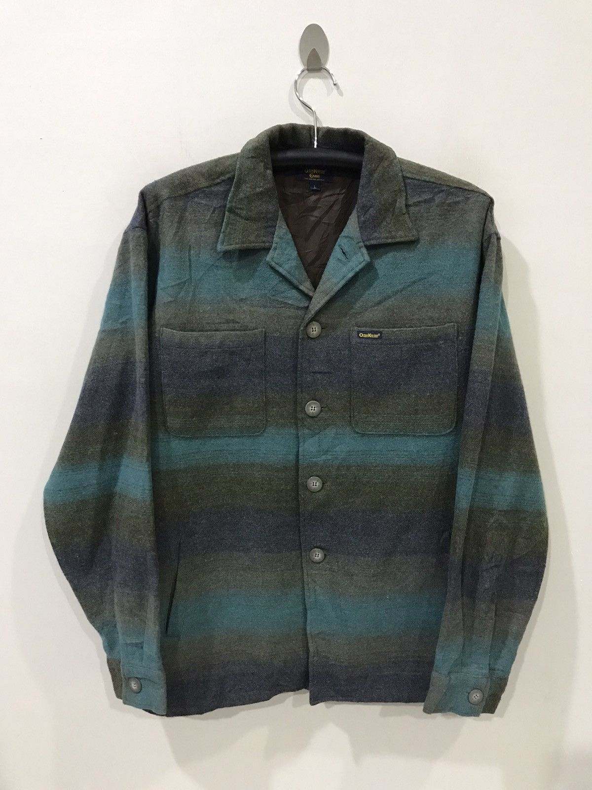 Oshkosh OSHKOSH Multipockets Aryclic Wool Light Jacket Size US L / EU 52-54 / 3 - 1 Thumbnail