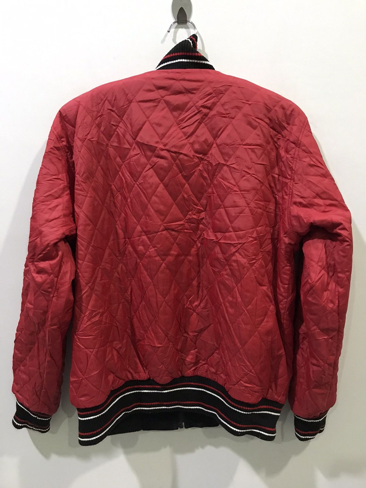 Puma PUMA Sportswear Reversible Velvet/Quilted Varsity Jacket Size US L / EU 52-54 / 3 - 2 Thumbnail