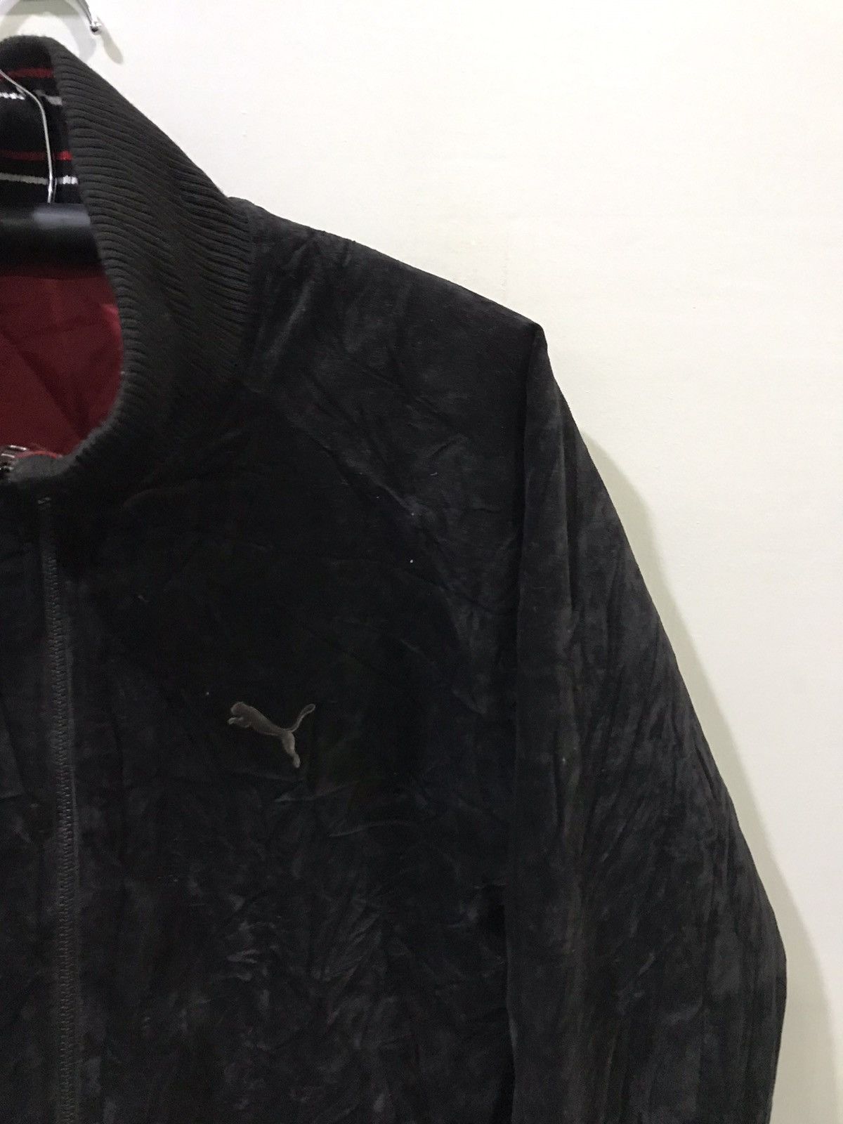 Puma PUMA Sportswear Reversible Velvet/Quilted Varsity Jacket Size US L / EU 52-54 / 3 - 9 Thumbnail