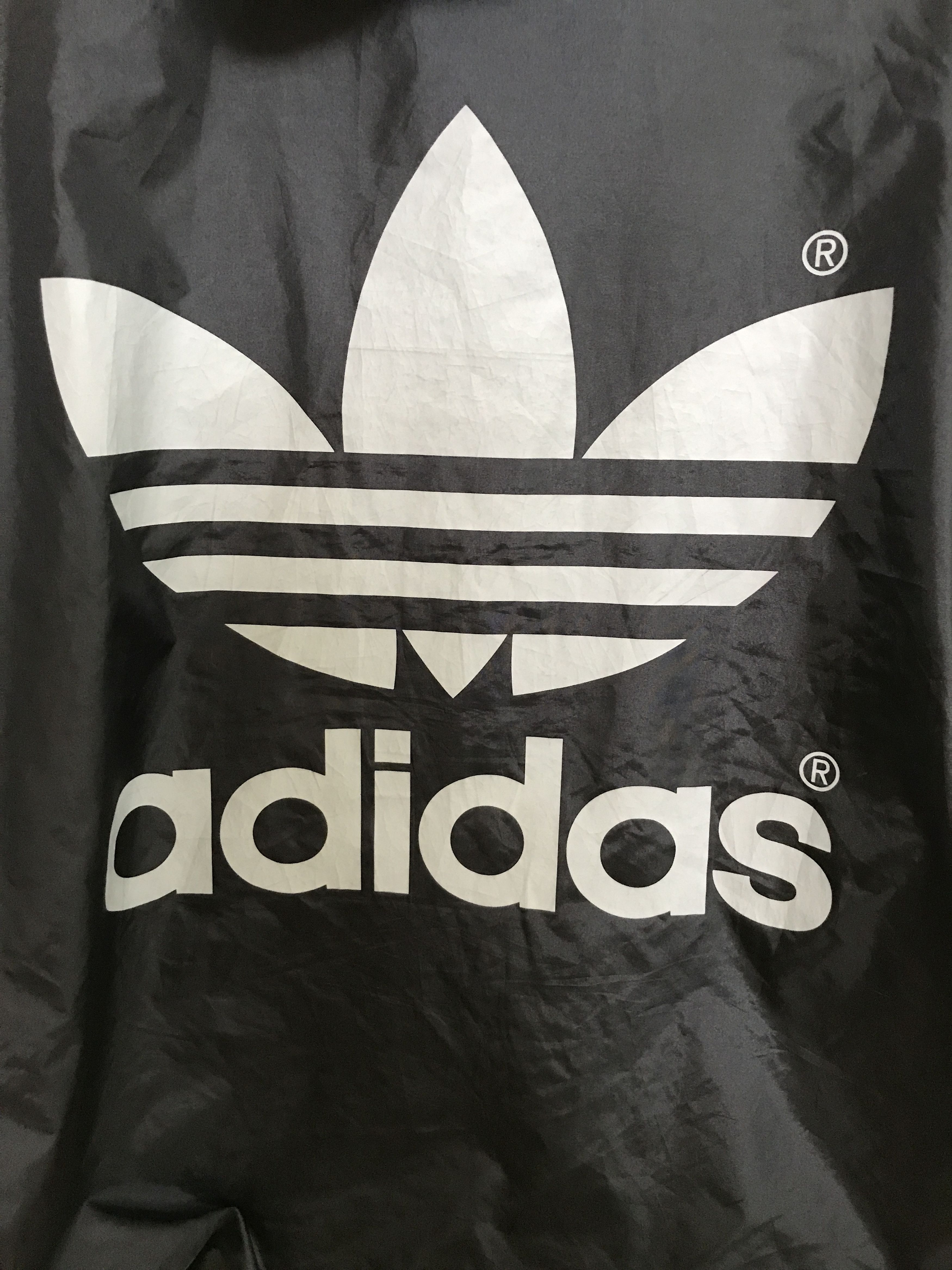 Adidas × Vintage J22 Vintage 90s adidas Spell Out Windbreaker Jacket Size US L / EU 52-54 / 3 - 5 Thumbnail