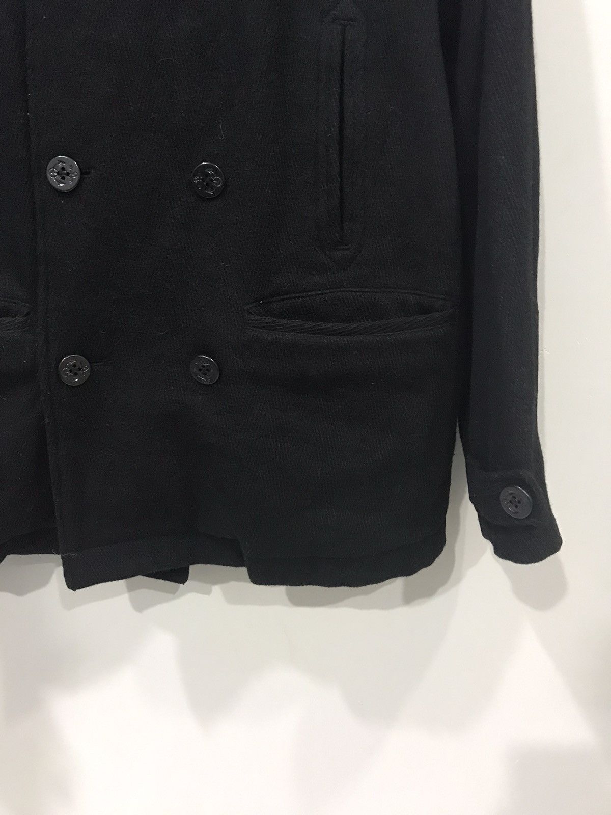 Japanese Brand mangrove Japan Black Double Breast USN Peacoat Size US L / EU 52-54 / 3 - 5 Thumbnail