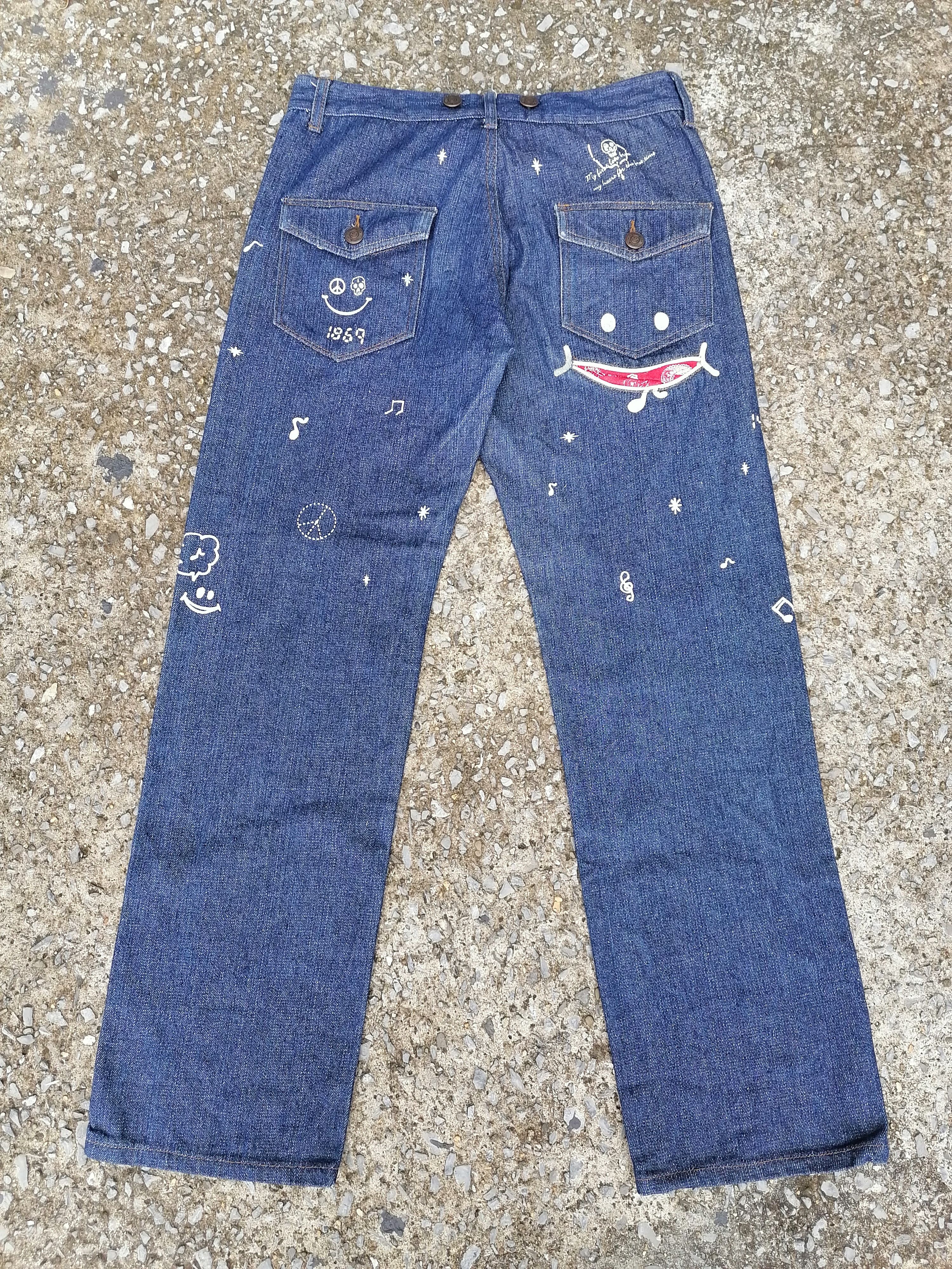 Japanese Brand Japanesebrand Up! Smile Jeans Size US 31 - 6 Thumbnail