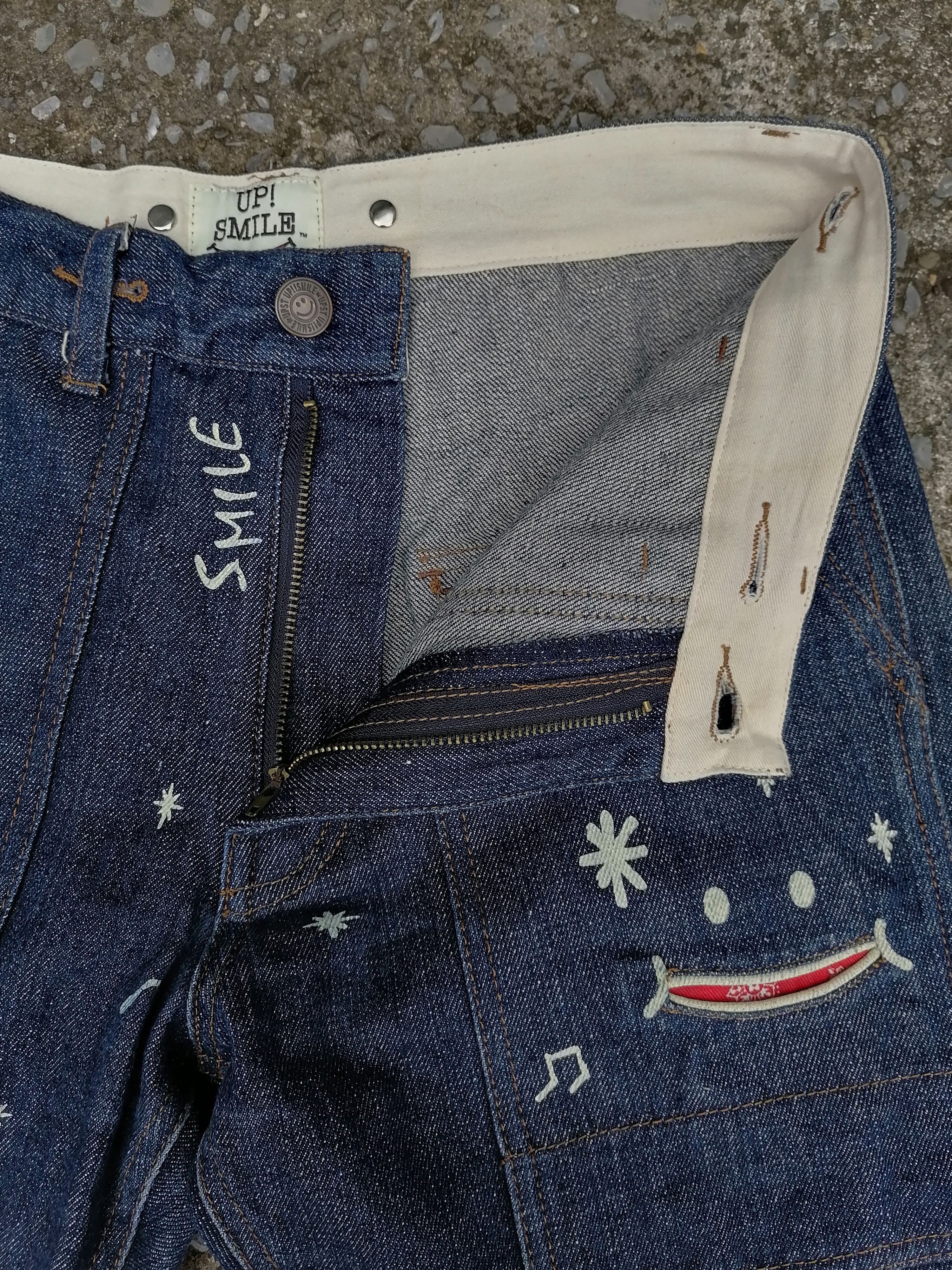 Japanese Brand Japanesebrand Up! Smile Jeans Size US 31 - 4 Thumbnail
