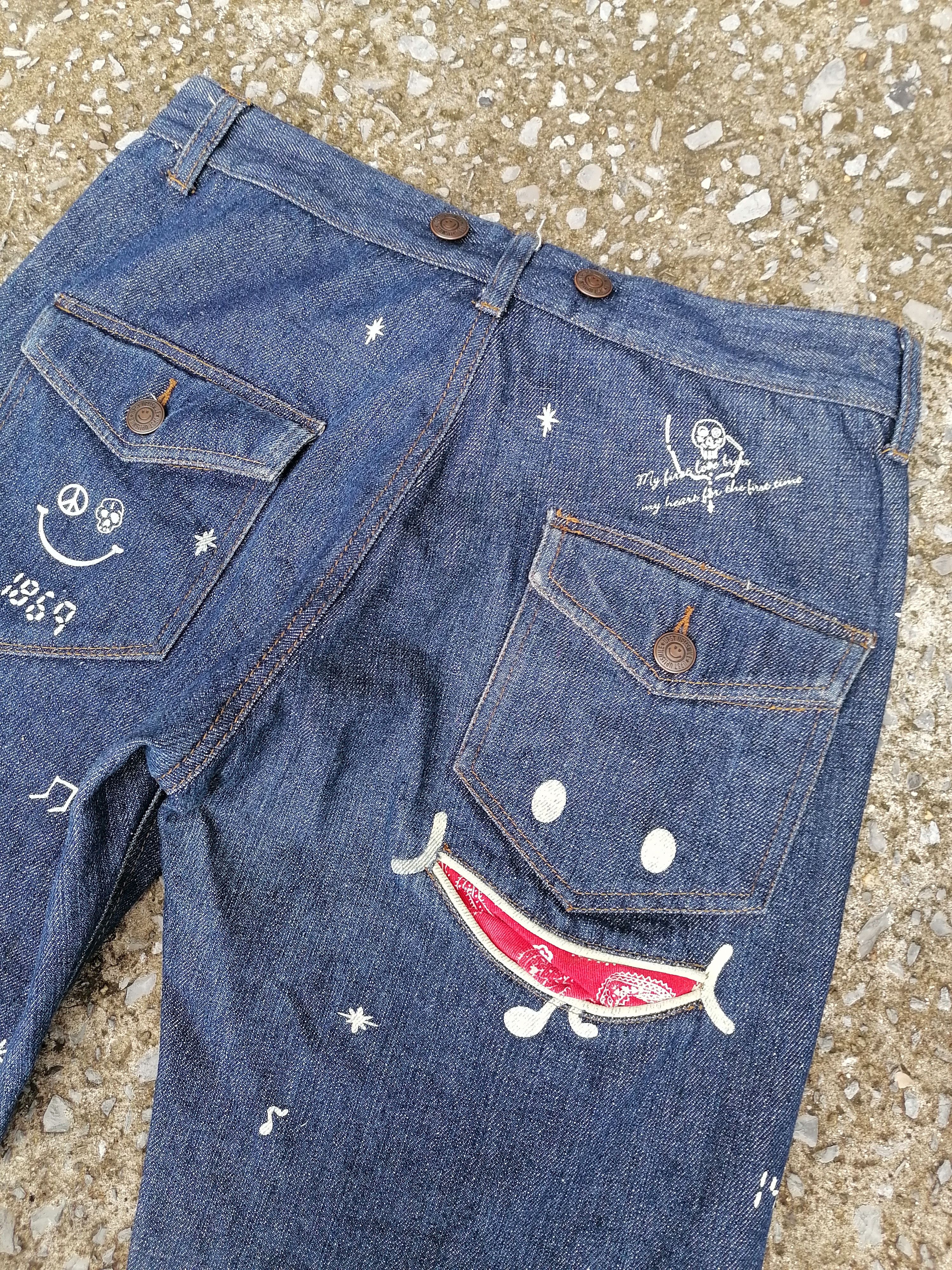Japanese Brand Japanesebrand Up! Smile Jeans Size US 31 - 2 Thumbnail