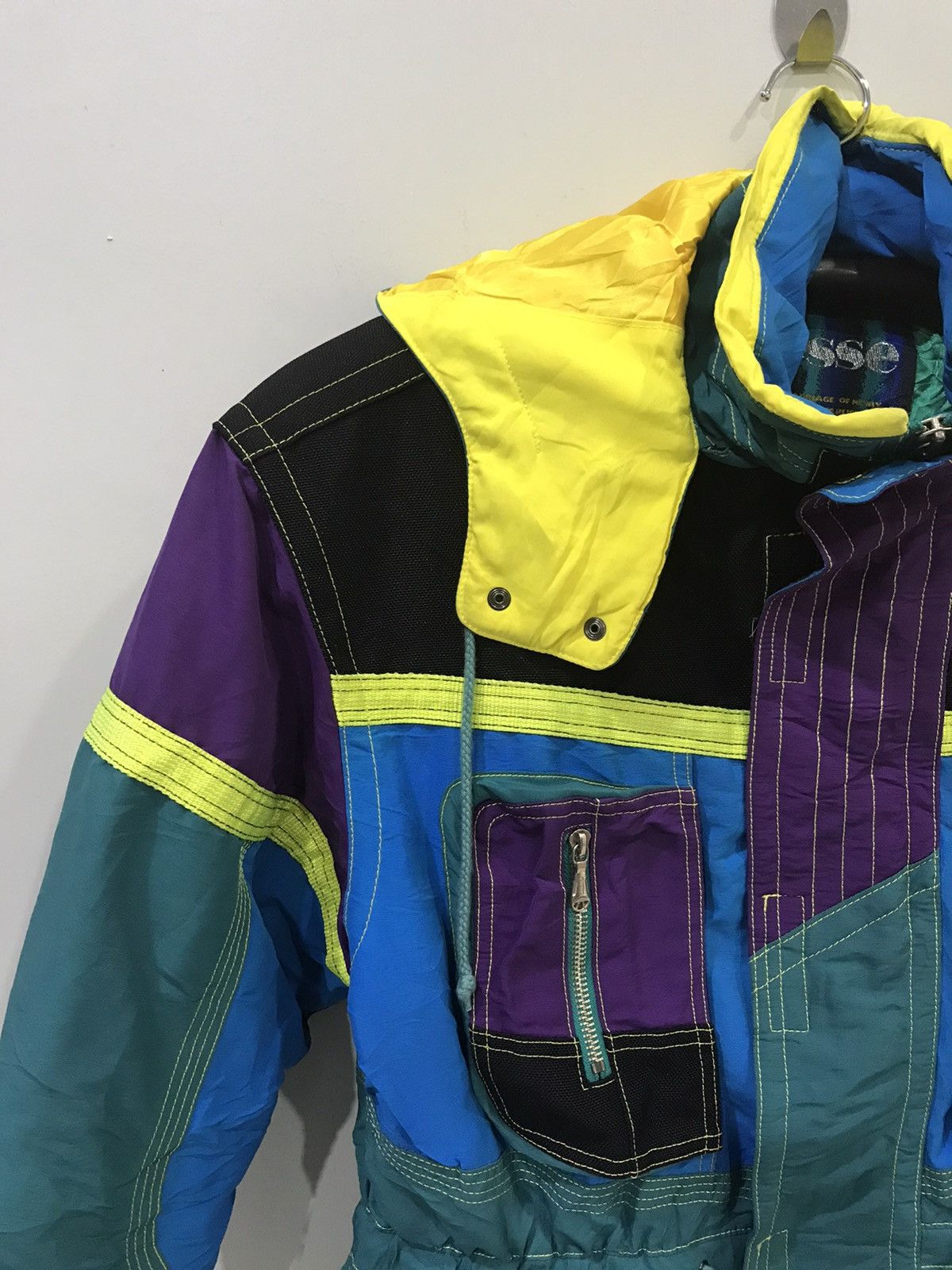 Ellesse ellesse Italy Multicolour Multipocket Ski Hoodie Jacket Size US XS / EU 42 / 0 - 4 Thumbnail