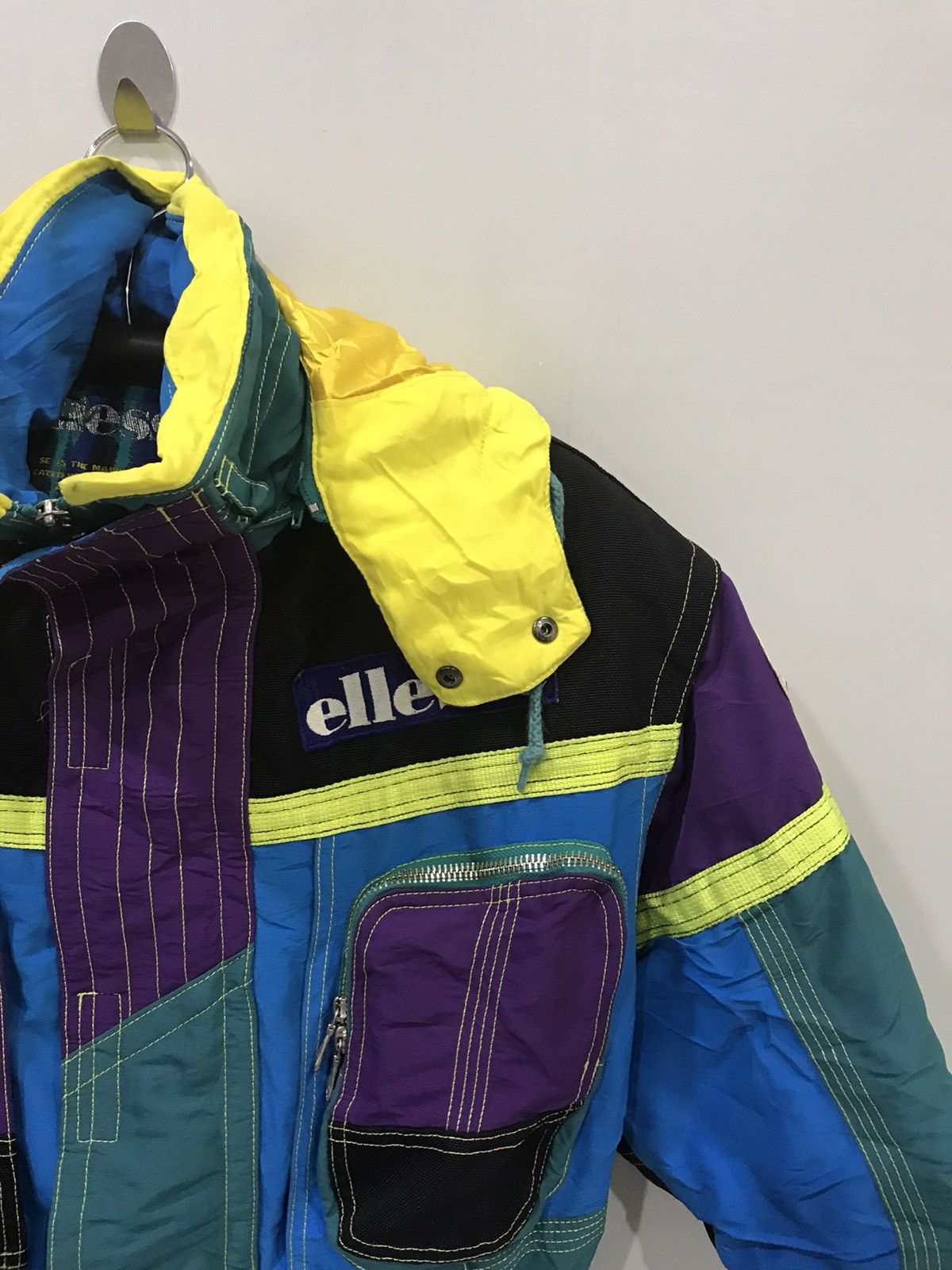 Ellesse ellesse Italy Multicolour Multipocket Ski Hoodie Jacket Size US XS / EU 42 / 0 - 3 Thumbnail
