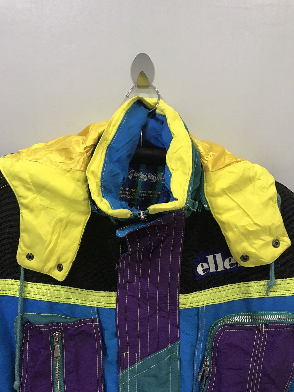 Ellesse ellesse Italy Multicolour Multipocket Ski Hoodie Jacket Size US XS / EU 42 / 0 - 2 Thumbnail