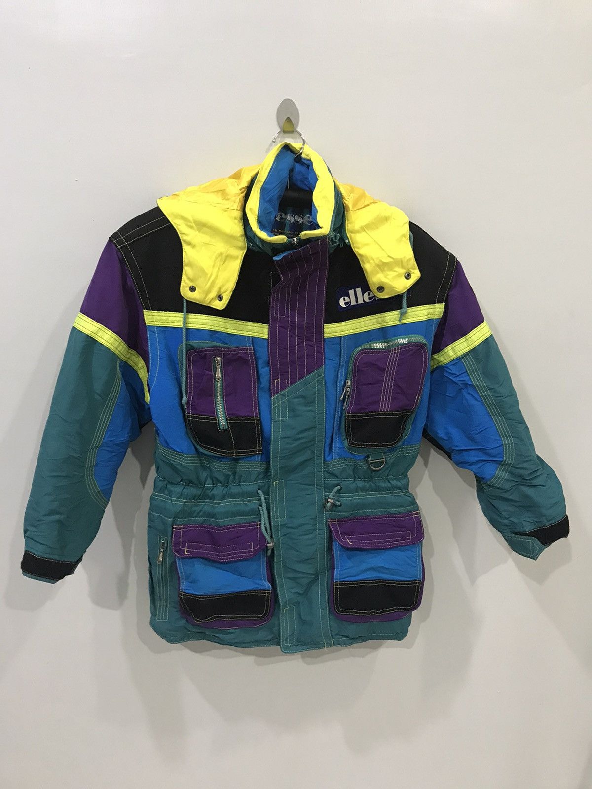 Ellesse ellesse Italy Multicolour Multipocket Ski Hoodie Jacket Size US XS / EU 42 / 0 - 1 Thumbnail
