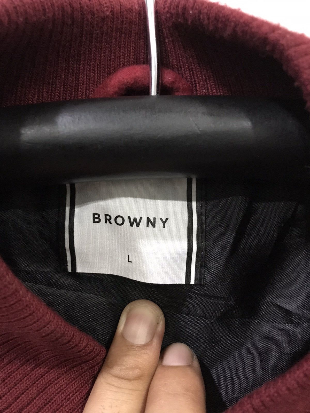 Japanese Brand BROWNY Wool Varsity Jacket Size US L / EU 52-54 / 3 - 7 Thumbnail