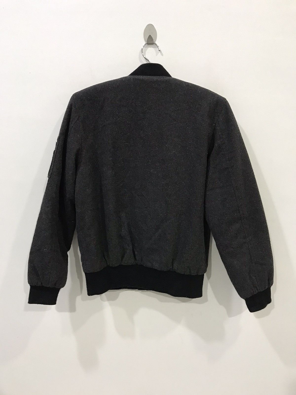 Japanese Brand DIVISION 01 Japan Wool Bomber Jacket Size US M / EU 48-50 / 2 - 7 Thumbnail