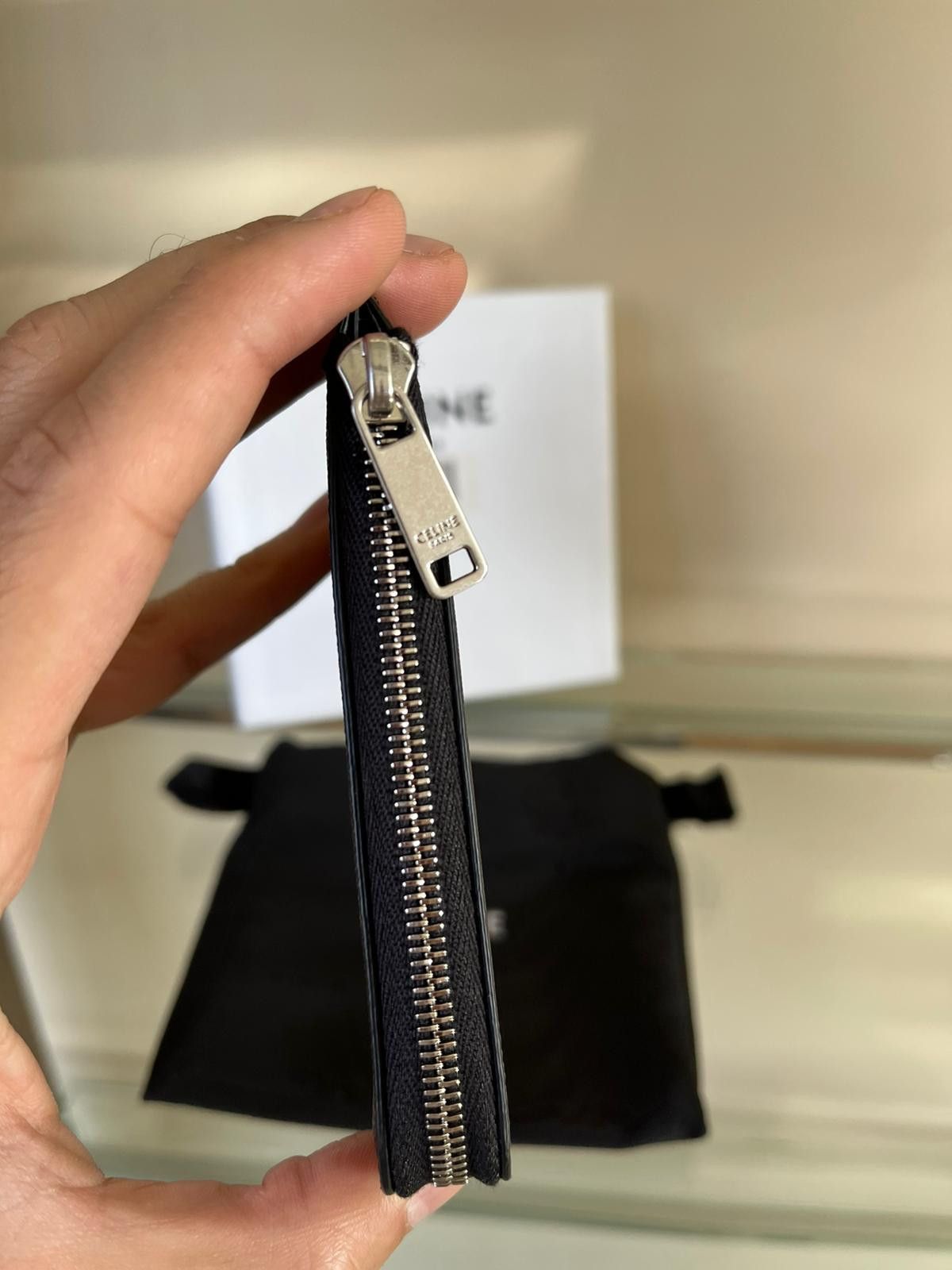 Celine Logo Zipper Purse With Card Holder in Camo Size ONE SIZE - 10 Thumbnail