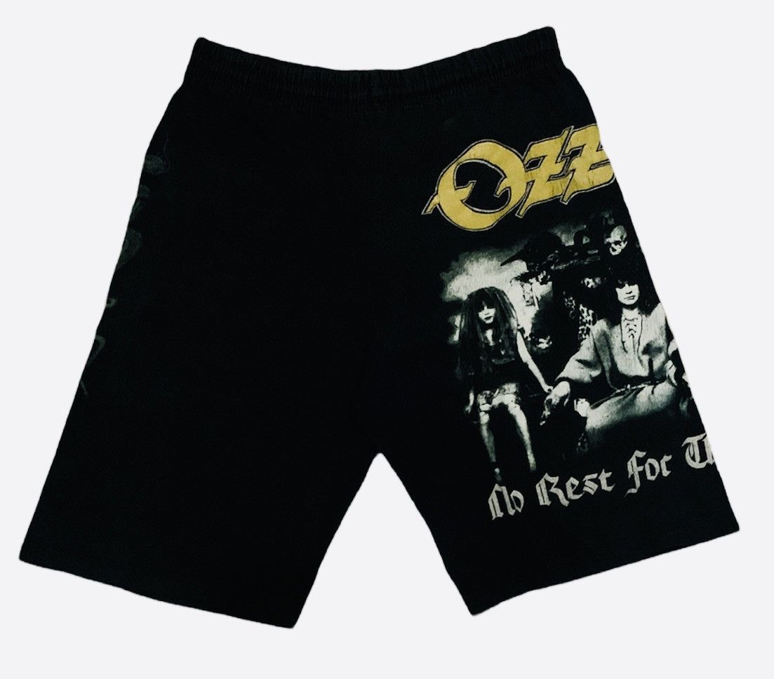 Rare Design Vintage Singer Ozzy Osbourne Short Pants 1990s