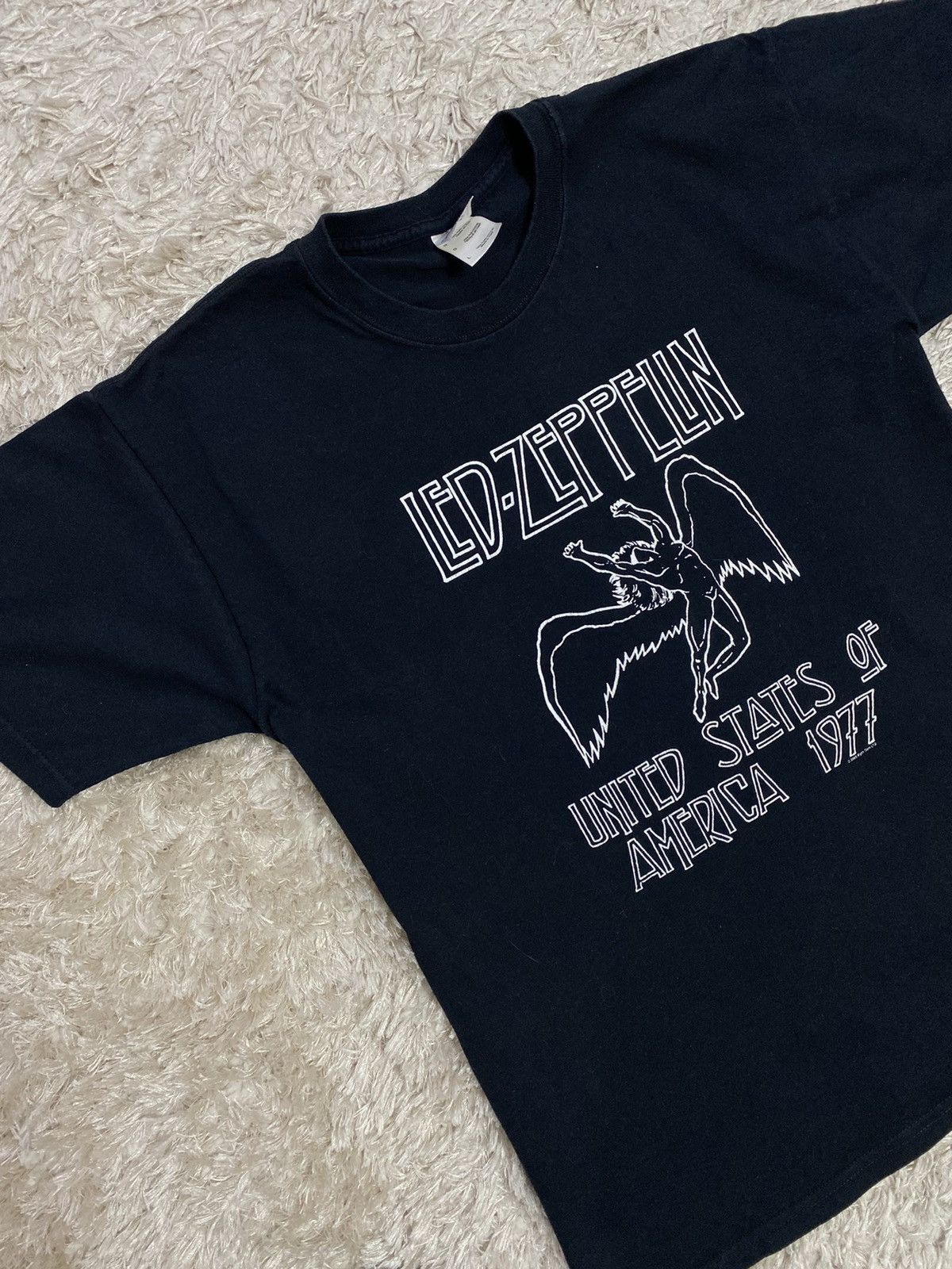 Band Tees × Led Zeppelin Vintage Led Zeppelin 2000 tee shirt y2k sun faded Size US L / EU 52-54 / 3 - 2 Thumbnail