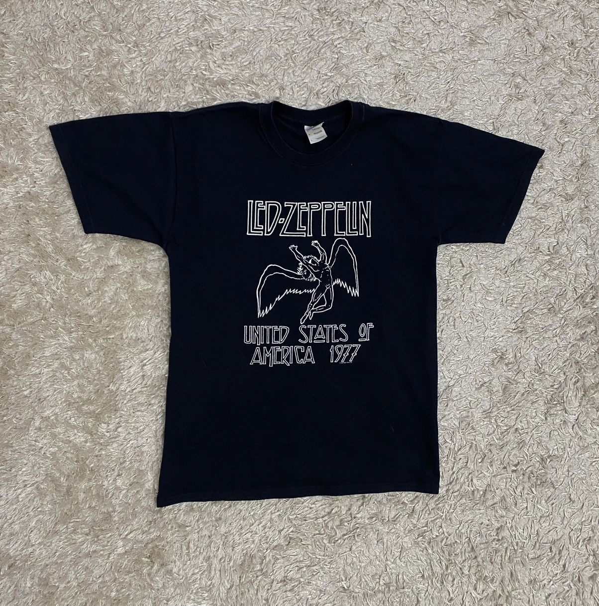 Band Tees × Led Zeppelin Vintage Led Zeppelin 2000 tee shirt y2k sun faded Size US L / EU 52-54 / 3 - 1 Thumbnail