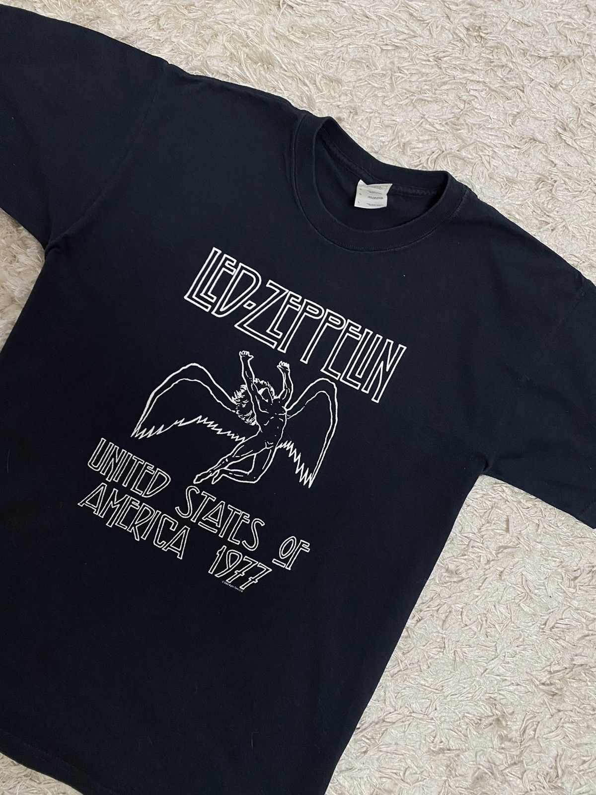 Band Tees × Led Zeppelin Vintage Led Zeppelin 2000 tee shirt y2k sun faded Size US L / EU 52-54 / 3 - 3 Thumbnail