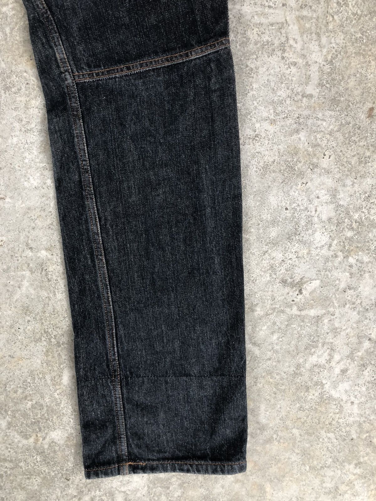 Hysteric Glamour Japanese Dominate Handcrafted Double Waist Distressed Jeans Size US 31 - 12 Thumbnail