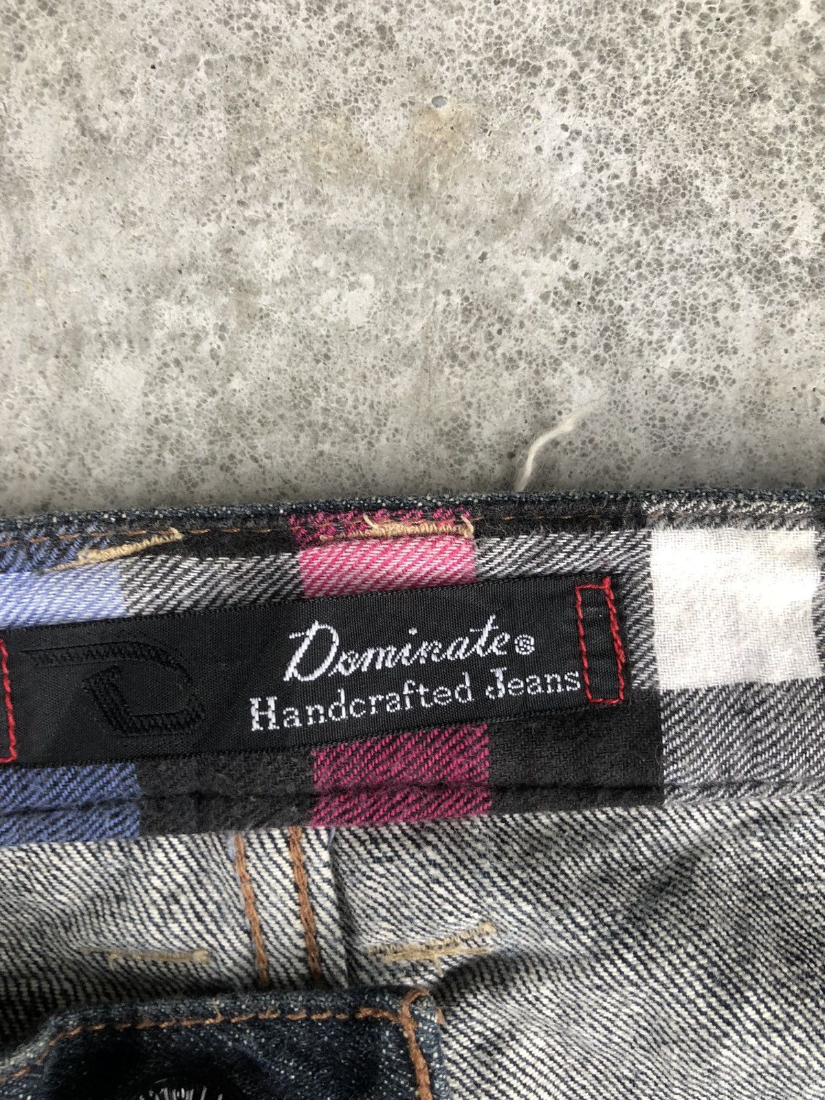 Hysteric Glamour Japanese Dominate Handcrafted Double Waist Distressed Jeans Size US 31 - 13 Thumbnail