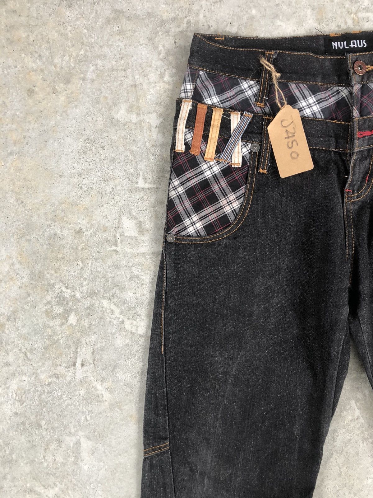 Hysteric Glamour Japanese Nylaus Double Waist Distressed Jeans Size US 32 / EU 48 - 4 Thumbnail