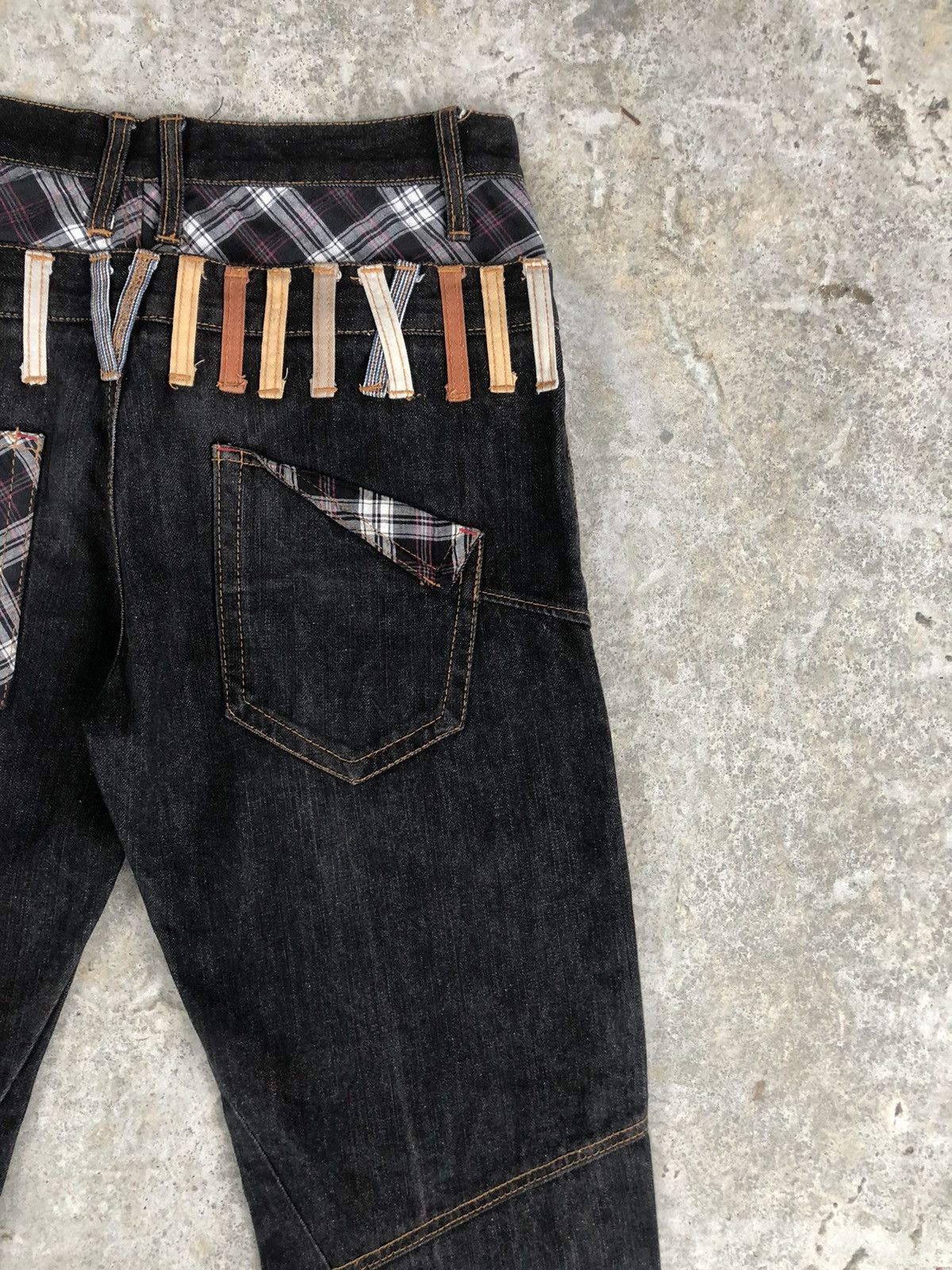 Hysteric Glamour Japanese Nylaus Double Waist Distressed Jeans Size US 32 / EU 48 - 10 Thumbnail