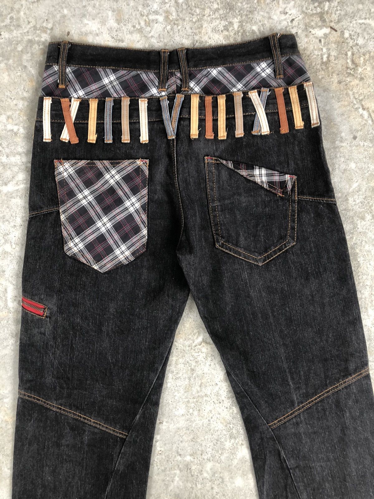 Hysteric Glamour Japanese Nylaus Double Waist Distressed Jeans Size US 32 / EU 48 - 8 Thumbnail