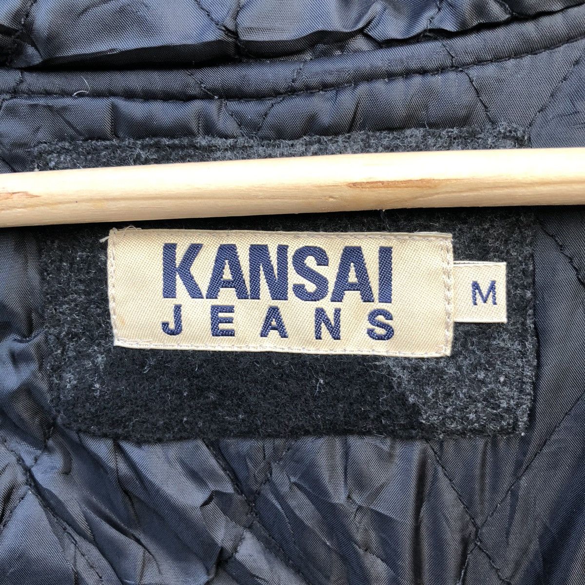 Yohji Yamamoto Kansai jeans wool mohair flannel hooded Zipper jacket Size US M / EU 48-50 / 2 - 6 Thumbnail