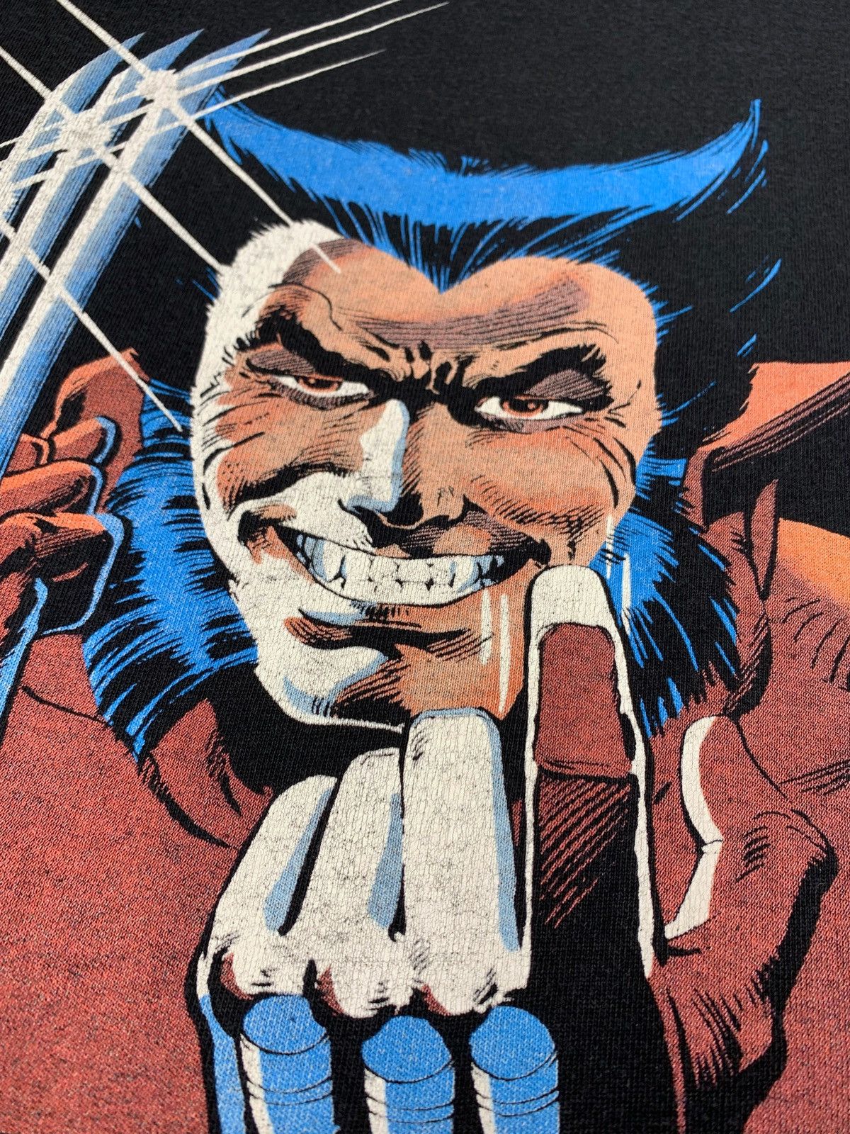Marvel Comics Vintage Marvel Comix Mad Engine X-Men Wolverine T-Shirt Sz M Size US M / EU 48-50 / 2 - 3 Thumbnail