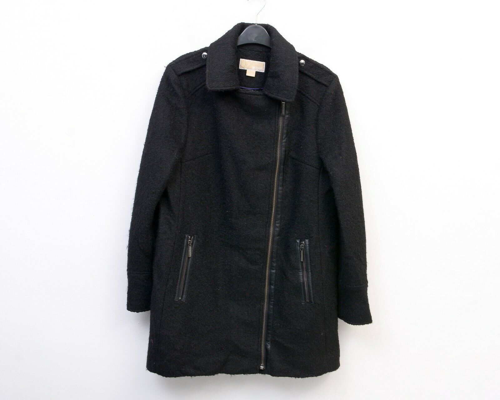 Michael Kors × Smartwool Women US 12 Wool Coat US 16 Jacket EU 44 Winter Zip Ladies Size L / US 10 / IT 46 - 1 Thumbnail
