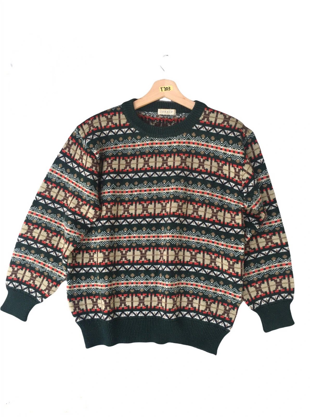 Homespun Knitwear × Other 📌C.A.M.B.I.A Canadian Sweater Knitwear Like Navajo Pattern Size US M / EU 48-50 / 2 - 3 Thumbnail