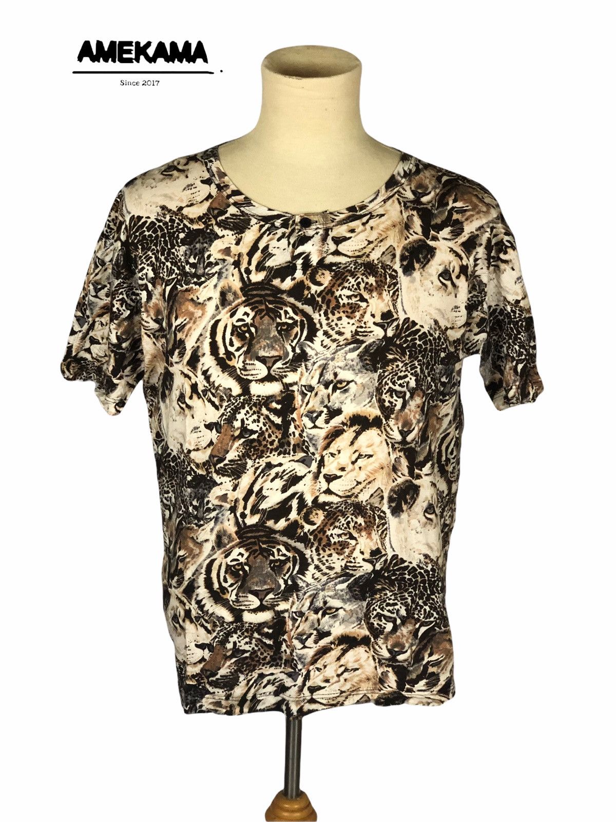 Vintage Kenzo Fullprint Leopard Design