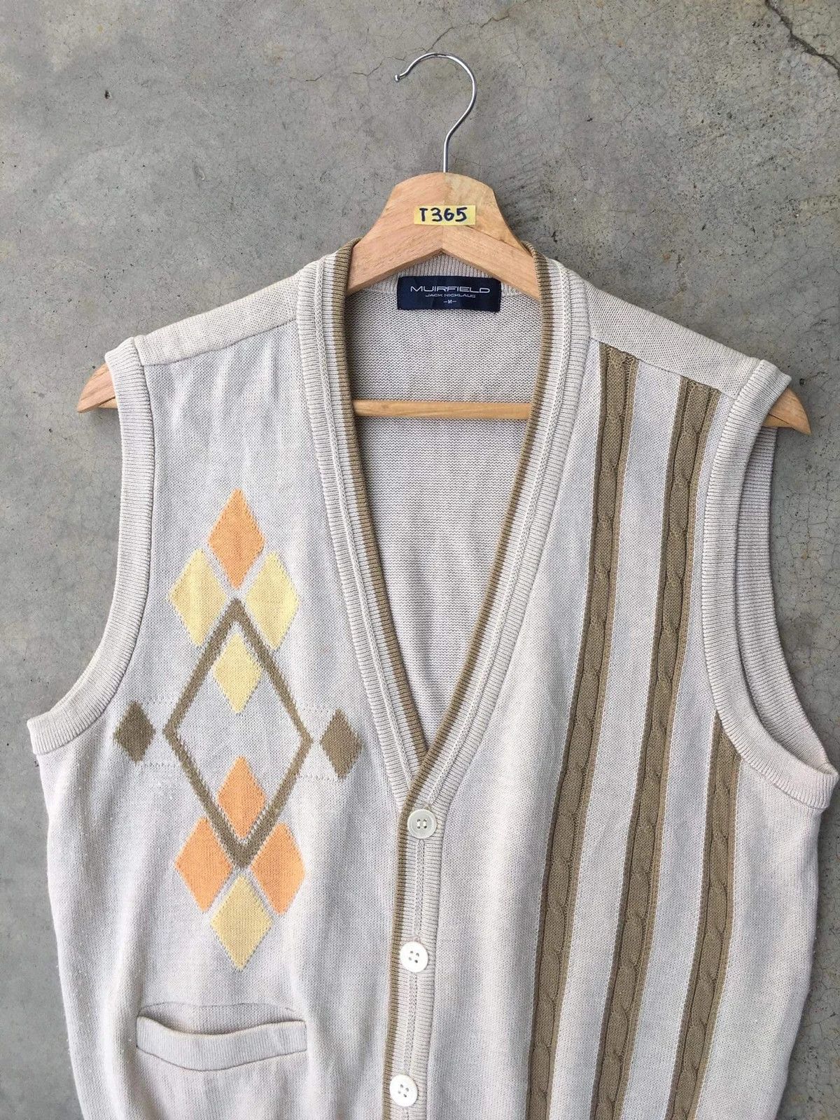 Aran Isles Knitwear × Homespun Knitwear × Other 📌Aran Knit MUIRFIELD Pullover PureKnitt Cardigan Vest Size US M / EU 48-50 / 2 - 4 Thumbnail