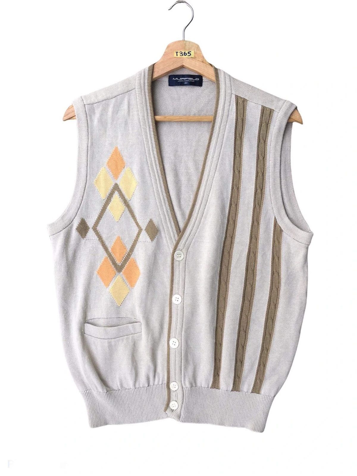 Aran Isles Knitwear × Homespun Knitwear × Other 📌Aran Knit MUIRFIELD Pullover PureKnitt Cardigan Vest Size US M / EU 48-50 / 2 - 3 Thumbnail