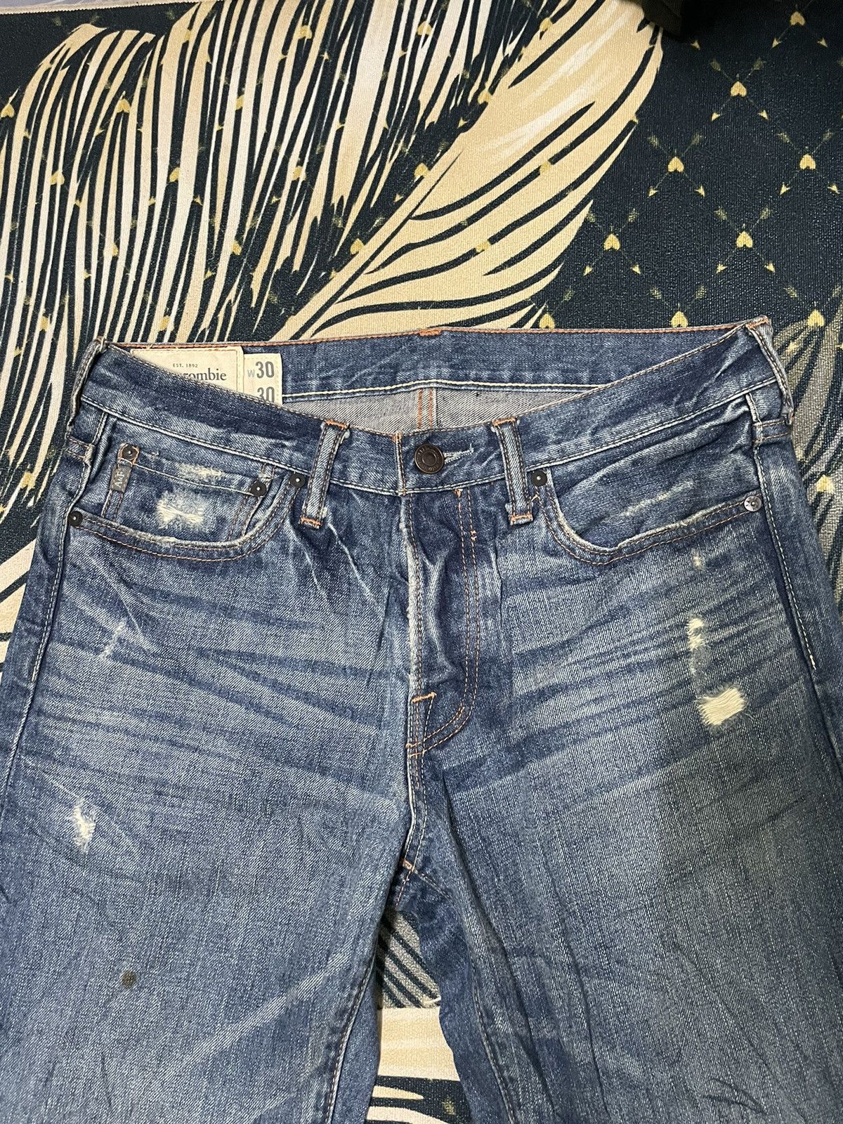 Abercrombie & Fitch × Designer × Vintage Vintage Designer Abercrombie & Fitch Jeans Size US 30 / EU 46 - 2 Thumbnail