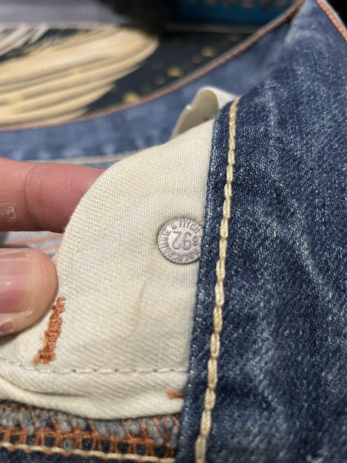Abercrombie & Fitch × Designer × Vintage Vintage Designer Abercrombie & Fitch Jeans Size US 30 / EU 46 - 5 Thumbnail